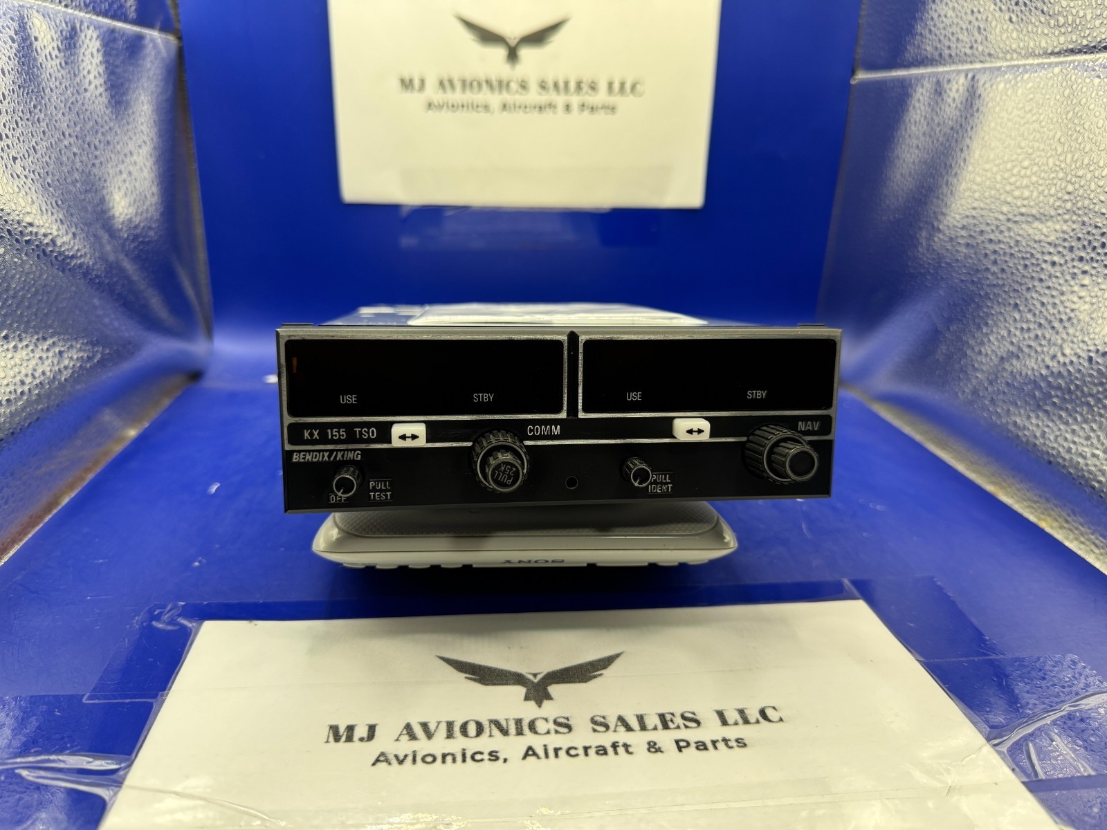 BENDIX/KING KX 155 P/N 069-1024-42 14VDC WITH GLIDE/SLOPE WITH FAA FORM 8130-3