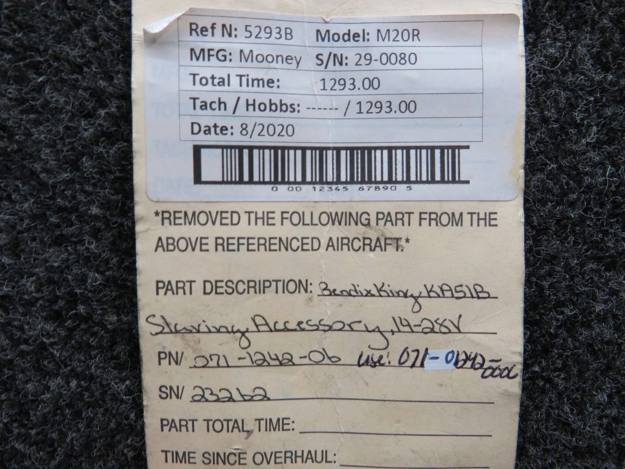 071-1242-06 Bendix King KA-51B Slaving Accessory (Damaged Ears)
