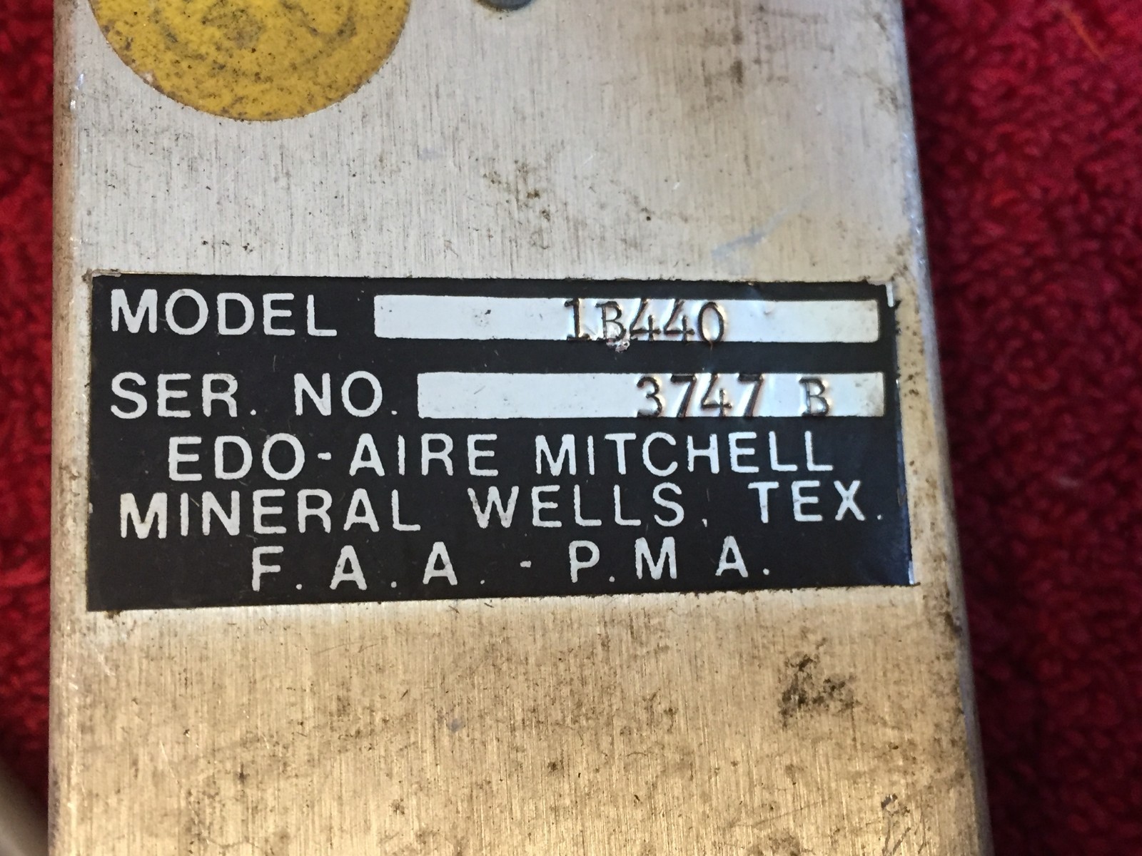 EDO-AIRE MITCHELL AUTOPILOT RELAY BOX 14 VOLT P/N 1B440