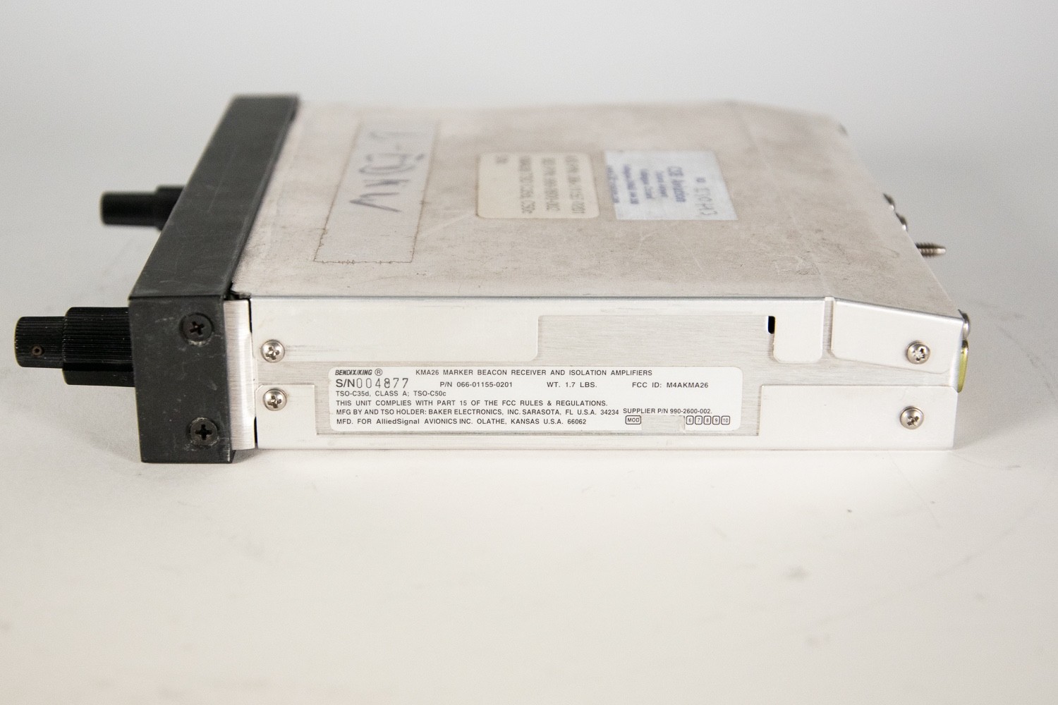 Bendix/King KMA-26 Audio Panel PN: 066-01155-0201 SN: 4877, Guaranteed