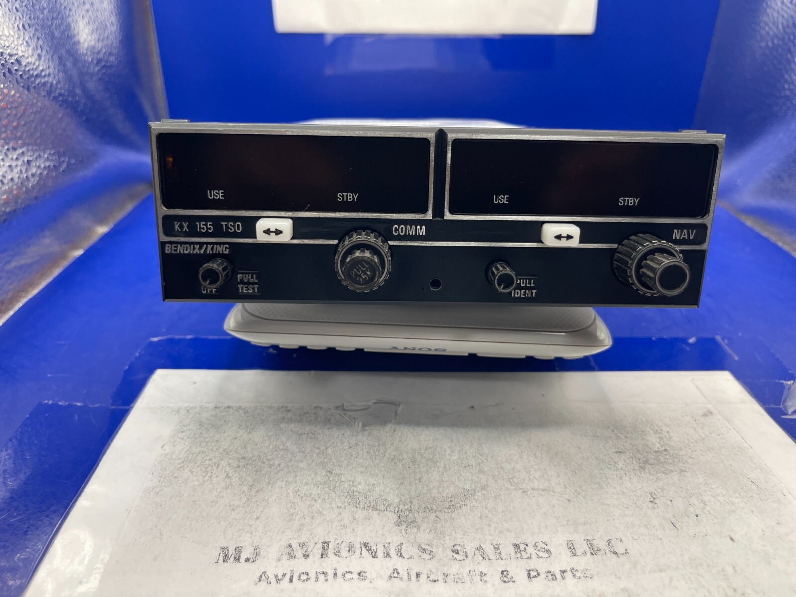BENDIX/KING KX 155 P/N 069-1024-42 14VDC WITH GLIDE/SLOPE WITH FAA FORM 8130-3