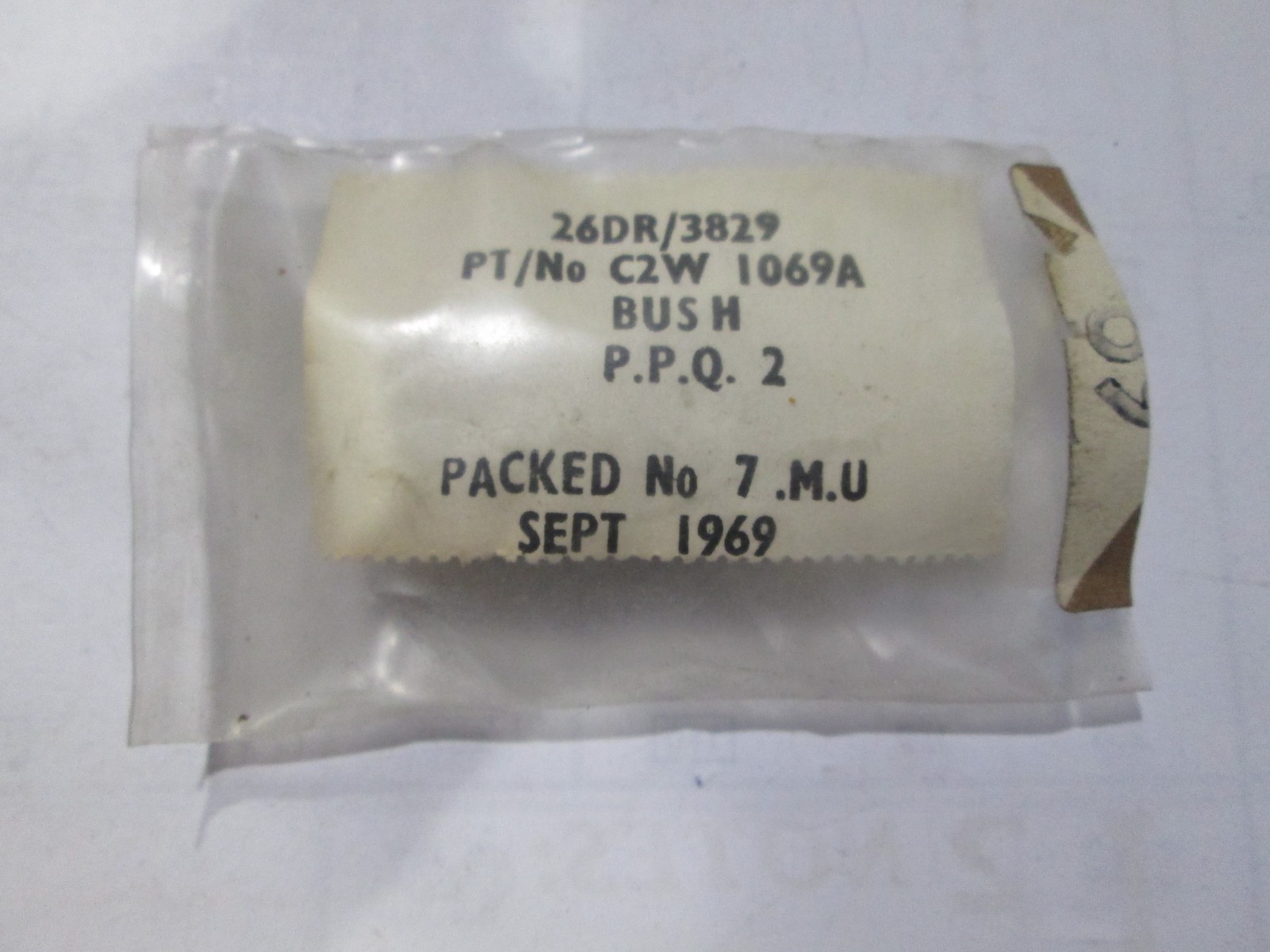 DeHavilland DHC2 Beaver Bushing Sleeve, LWR, Wing Strut Lot of 2 ea P/N C2W1069