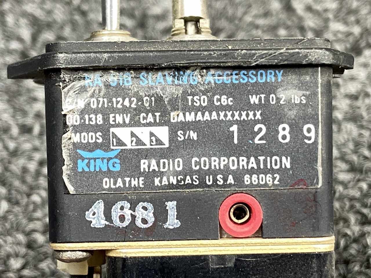 071-1242-01 King Radio KA-51B Slaving Accessory Assembly (Damaged)