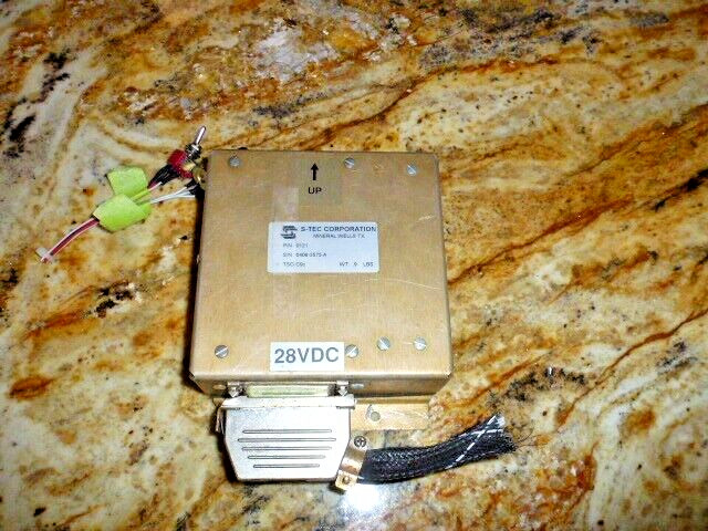 S-Tec Corporation Yaw Dampener Computer 28V PN 0121 Ex Condition