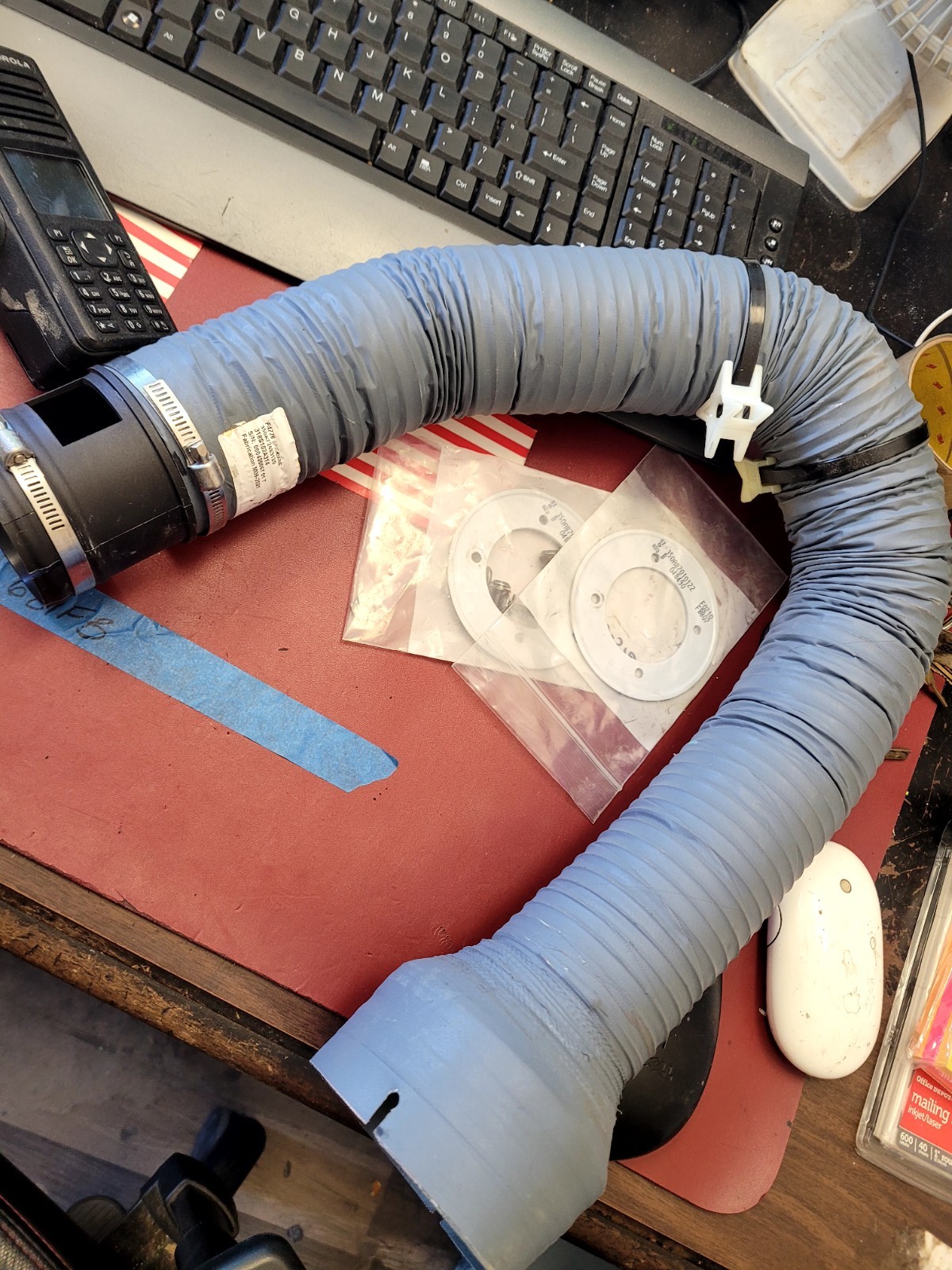 NEW Airbus Eurocopter Helicopter 350A72483120 F4776 SPIRAGAINE DUCT ( C08)