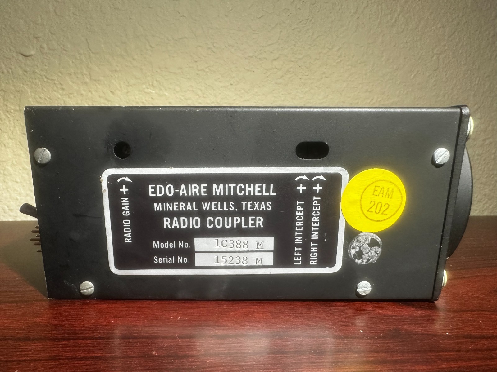 1C388-M Edo-Aire Mitchell Industries radio coupler guaranteed 30 days