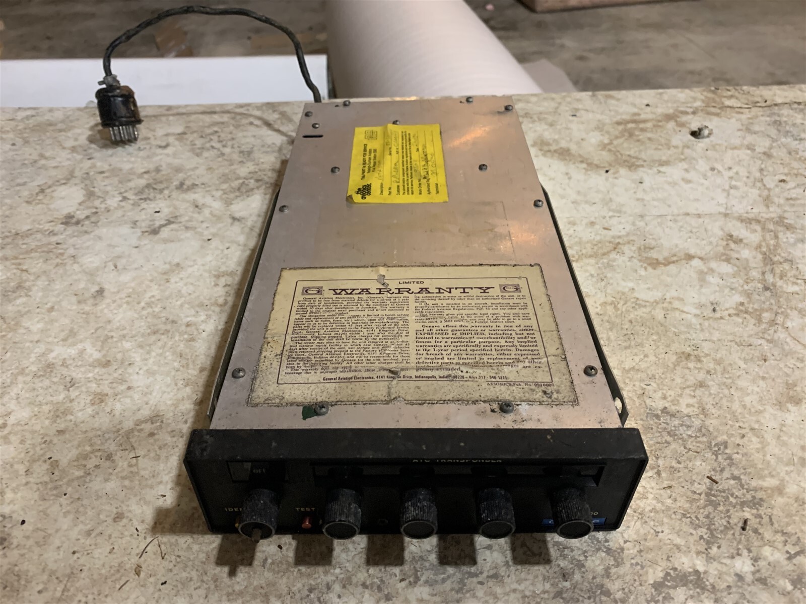 Cessna 150 L ATC Genave Transponder Beta 5000 With Tray