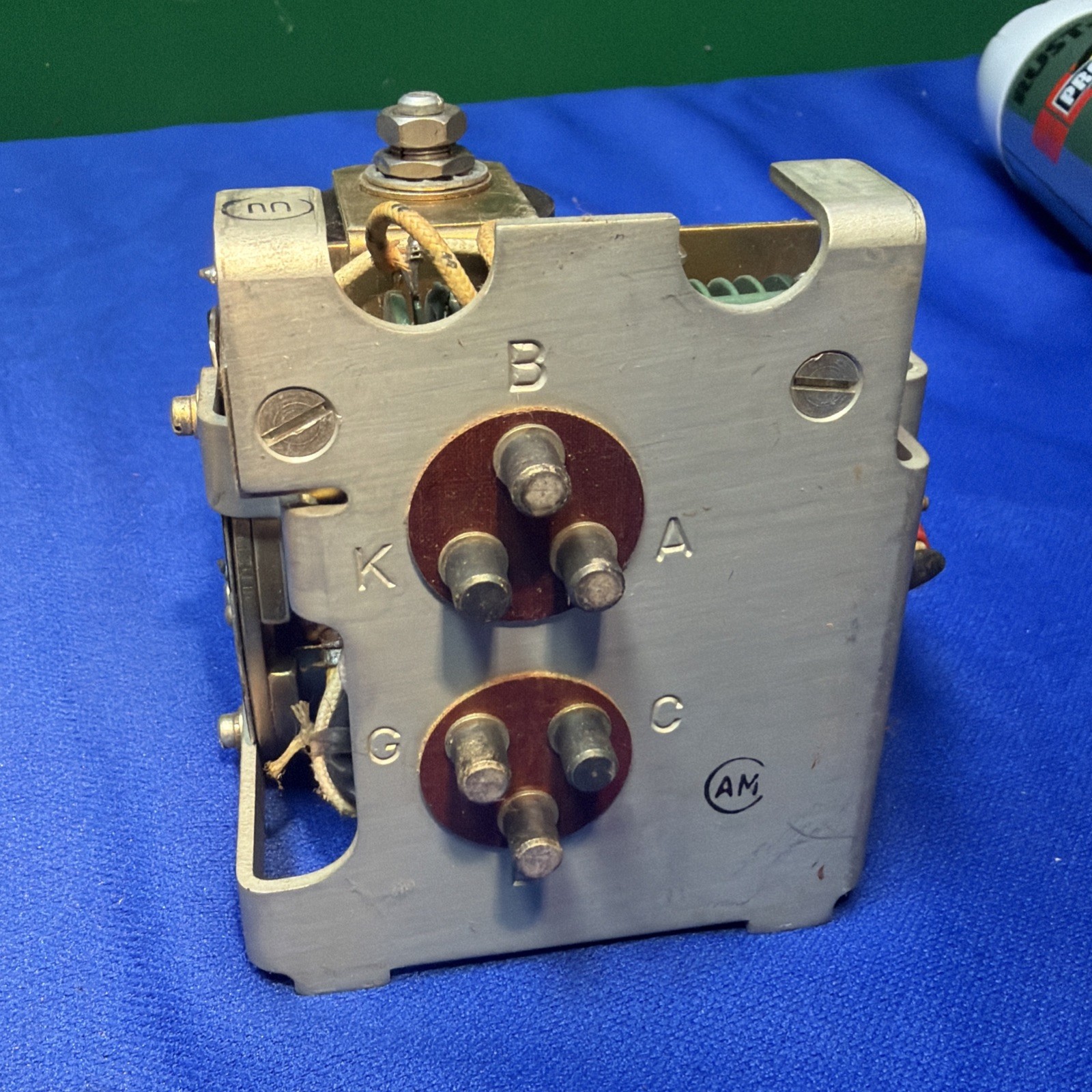 1598-1 Bendix Aviation Corp WW2 Regulator; Voltage, D.C. Generator 117 Volts