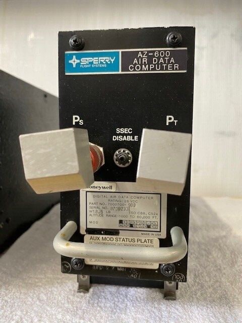 Sperry Honeywell AZ-600 p/n 7000700-903 Air Data Computer SPZ-4000 Auto Pilot