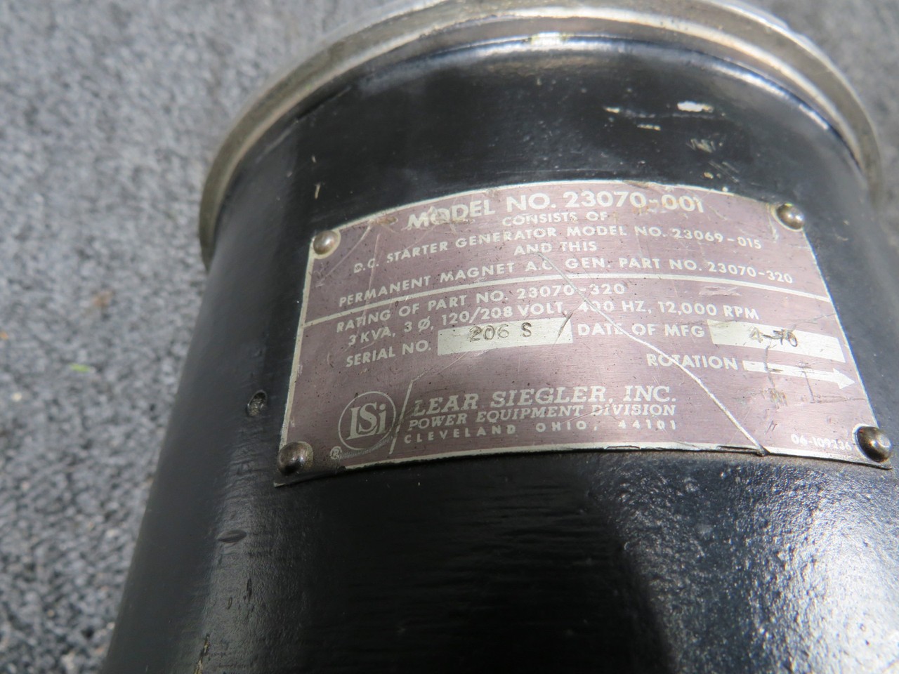 23069-015, 23070-320 Lucas & Lear Siegler Starter Generator with Permanent Ma…
