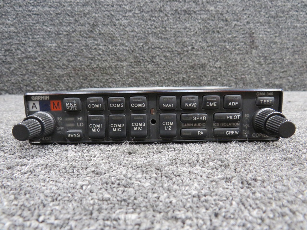 011-00401-10 Garmin GMA-340 Audio Selector Panel (Volts: 11-33)