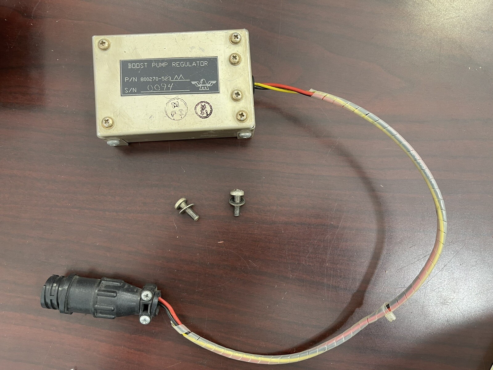 Mooney Boost Pump Regulator 800270-523M