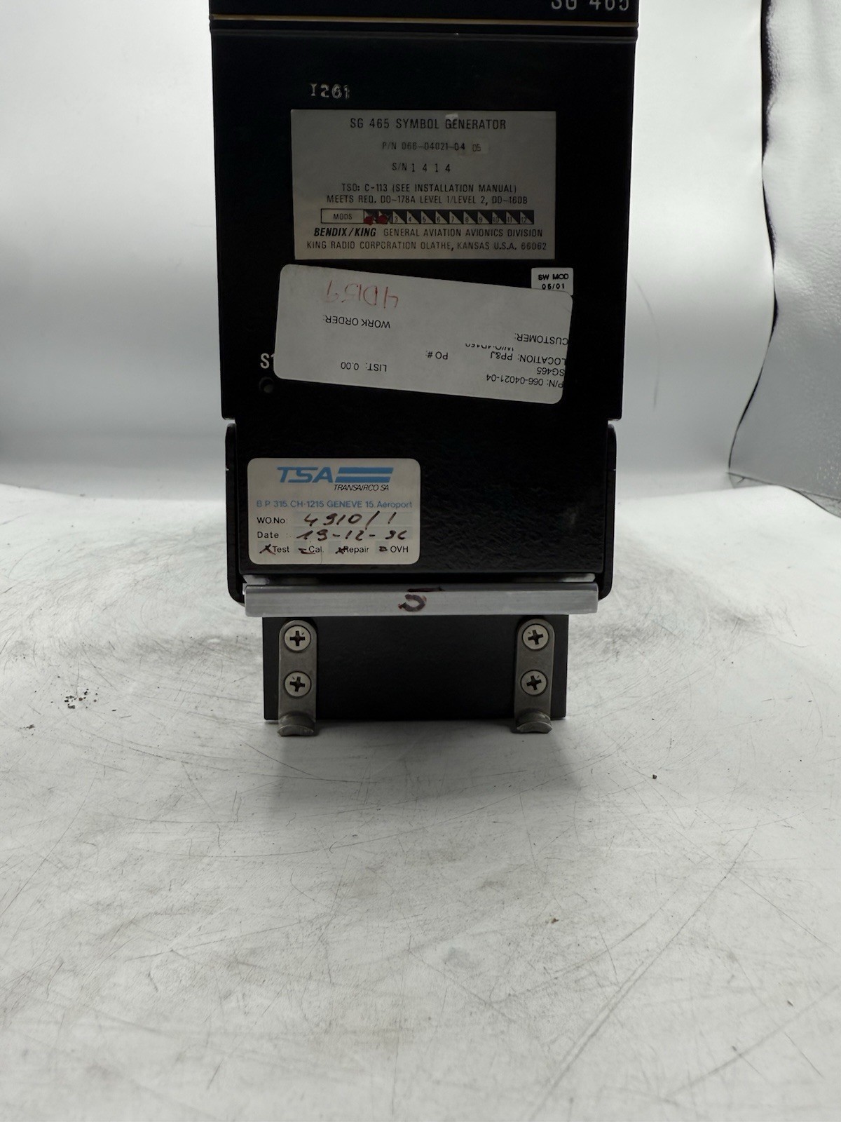 Honeywell Bendix King SG 465 Symbol Generator 066-04021-0405 READ