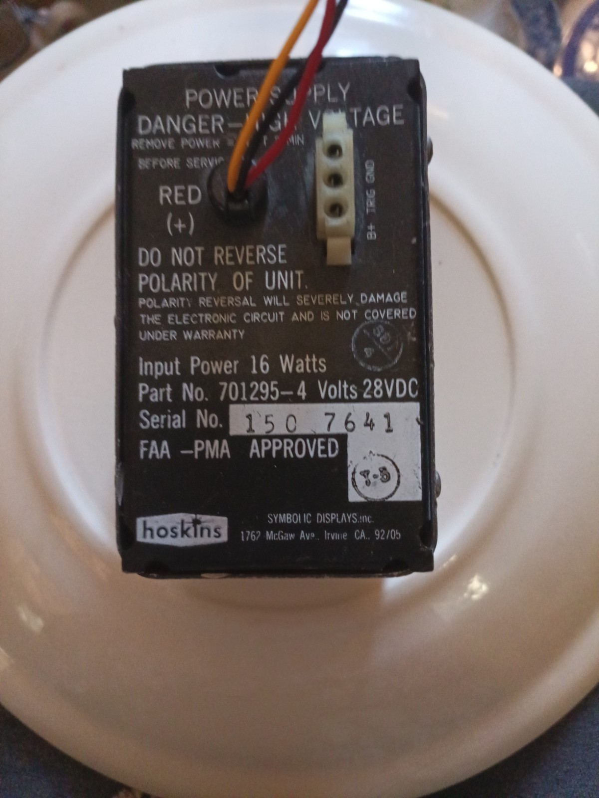 Hoskins Nav Light Power…