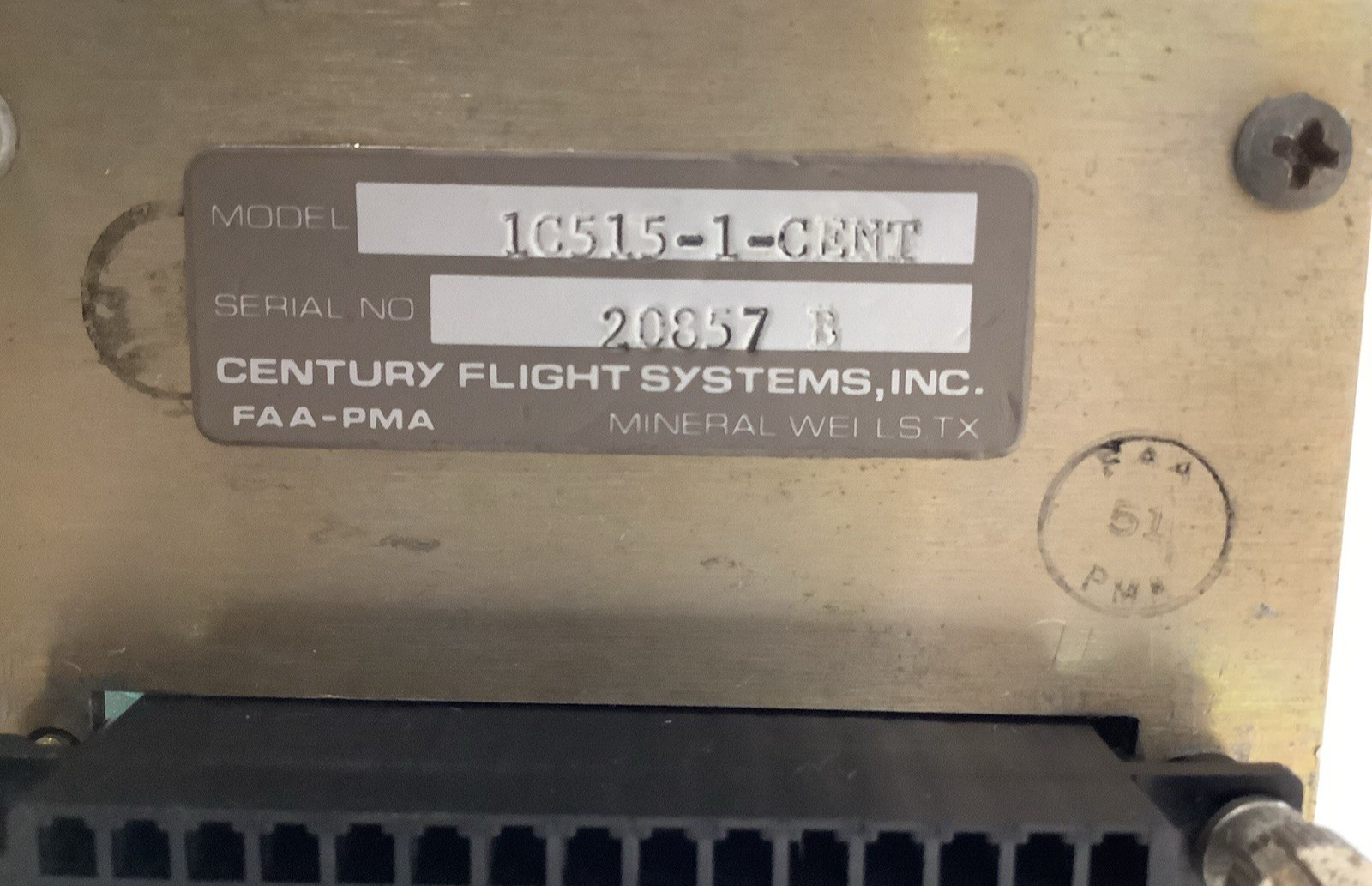 Century Flight System 1C515-1 Gyro Slaving Autopilot Amplifier 14 / 28V