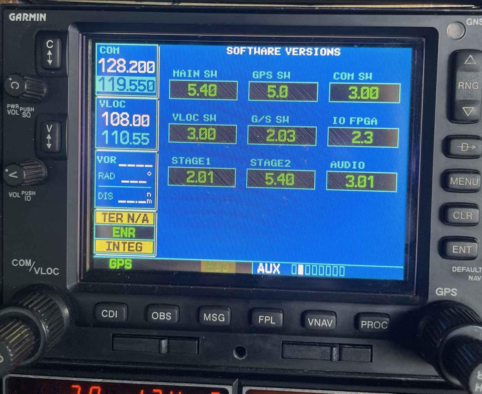 Garmin 530W TAWS