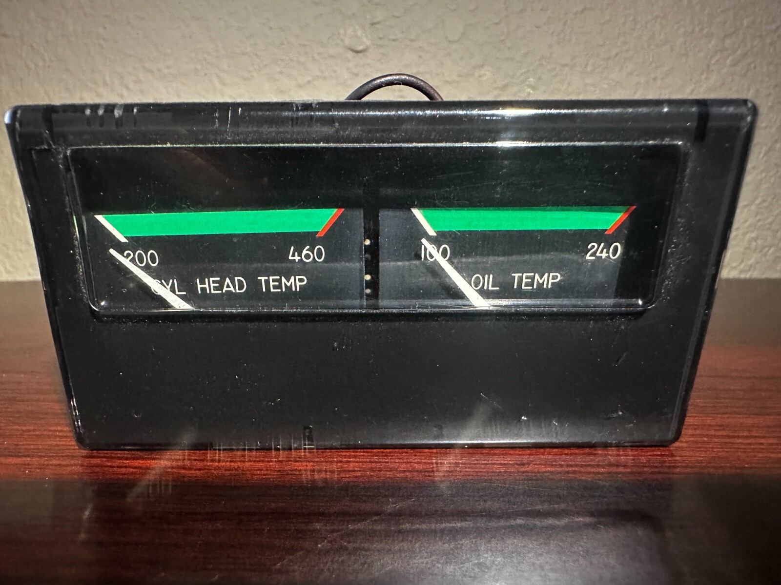 Cessna 180K cyl head oil temp instrument cluster C669538-0101 guaranteed 30 days