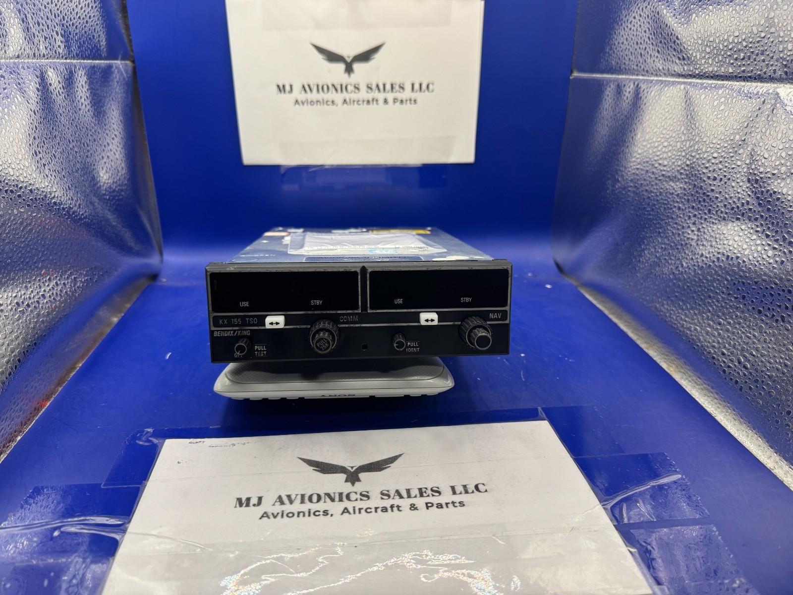 BENDIX/KING KX 155 P/N 069-1024-42 14VDC WITH GLIDE/SLOPE WITH FAA FORM 8130-3