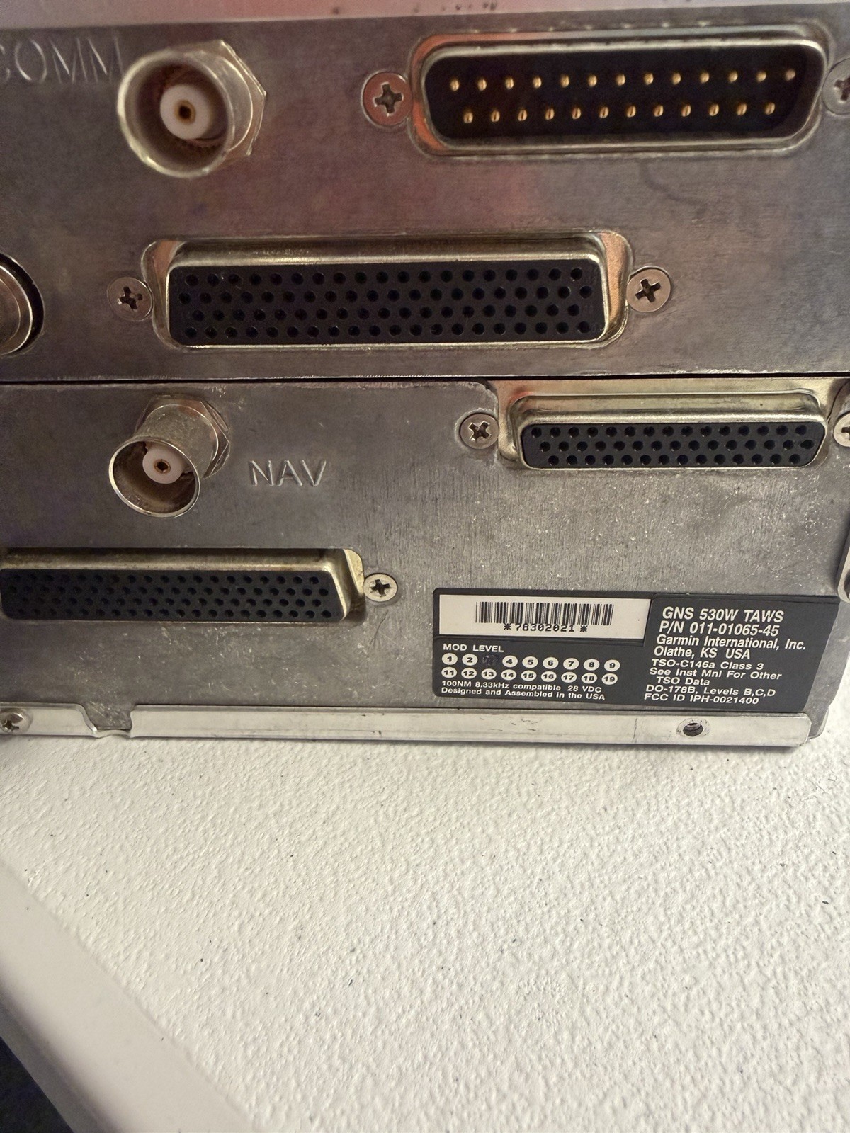 Garmin 530W TAWS
