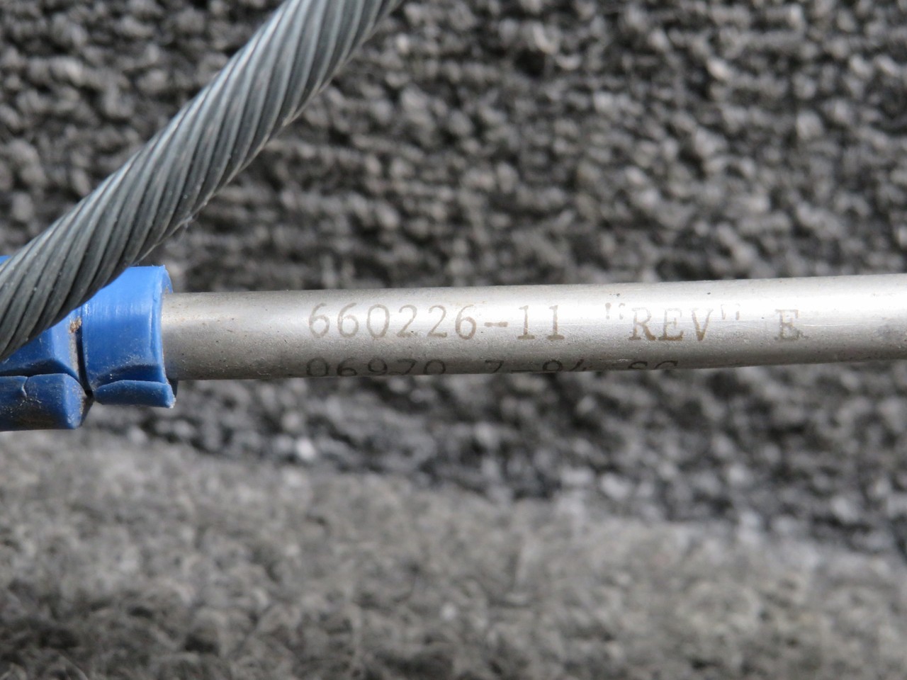 660226-011 (Use: MC660226-011) Mooney M20K Vernier Mixture Control Cable (59″)