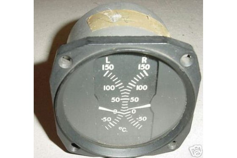 AN5795-6, 60015, Twin Cessna Aircraft Temperature Indicator