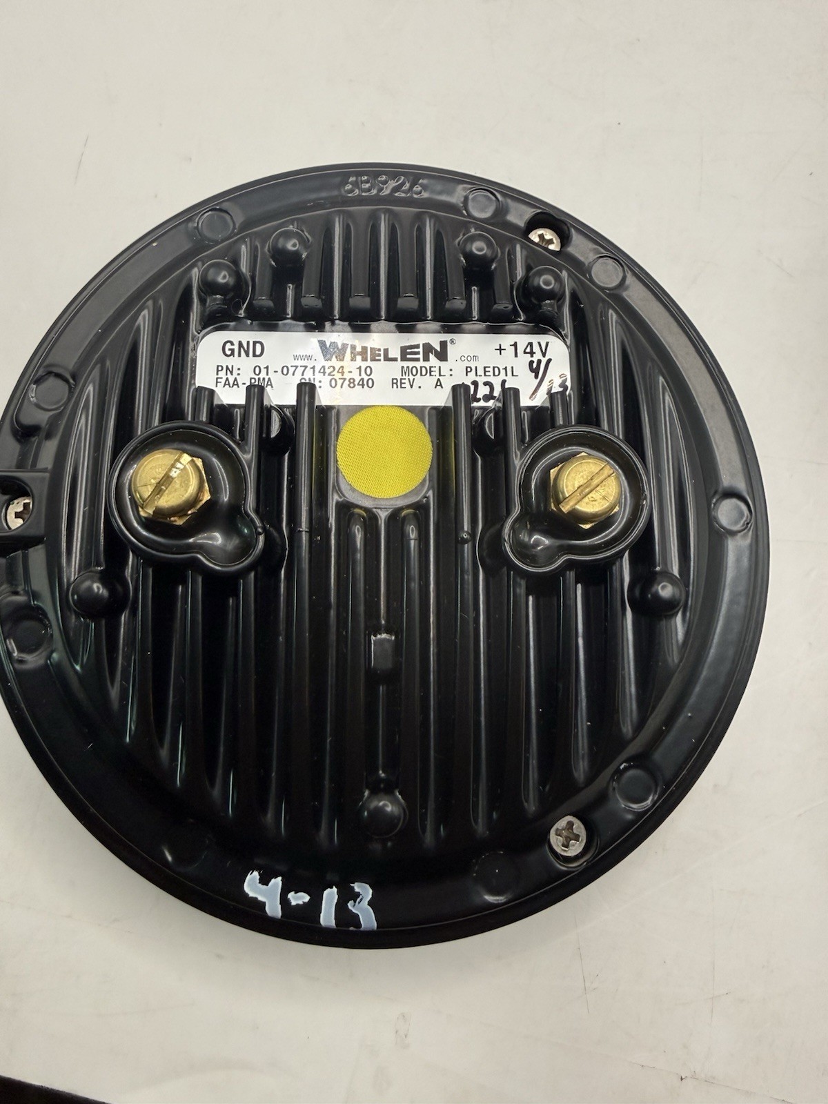 01-0771424-10 REV.A Whelen PLED1L LED Landing Light (Volts: 14) NEW OLD STOCK