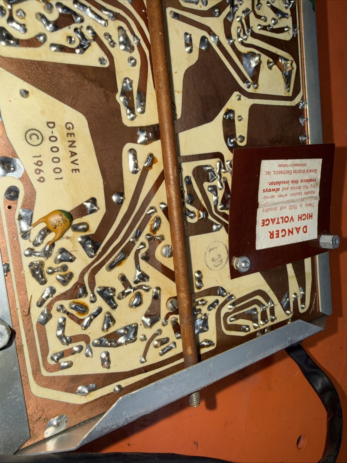 Genave BETA 4096 ATC Transponder W /Rack Steam Punk Or Paper Weight Cave