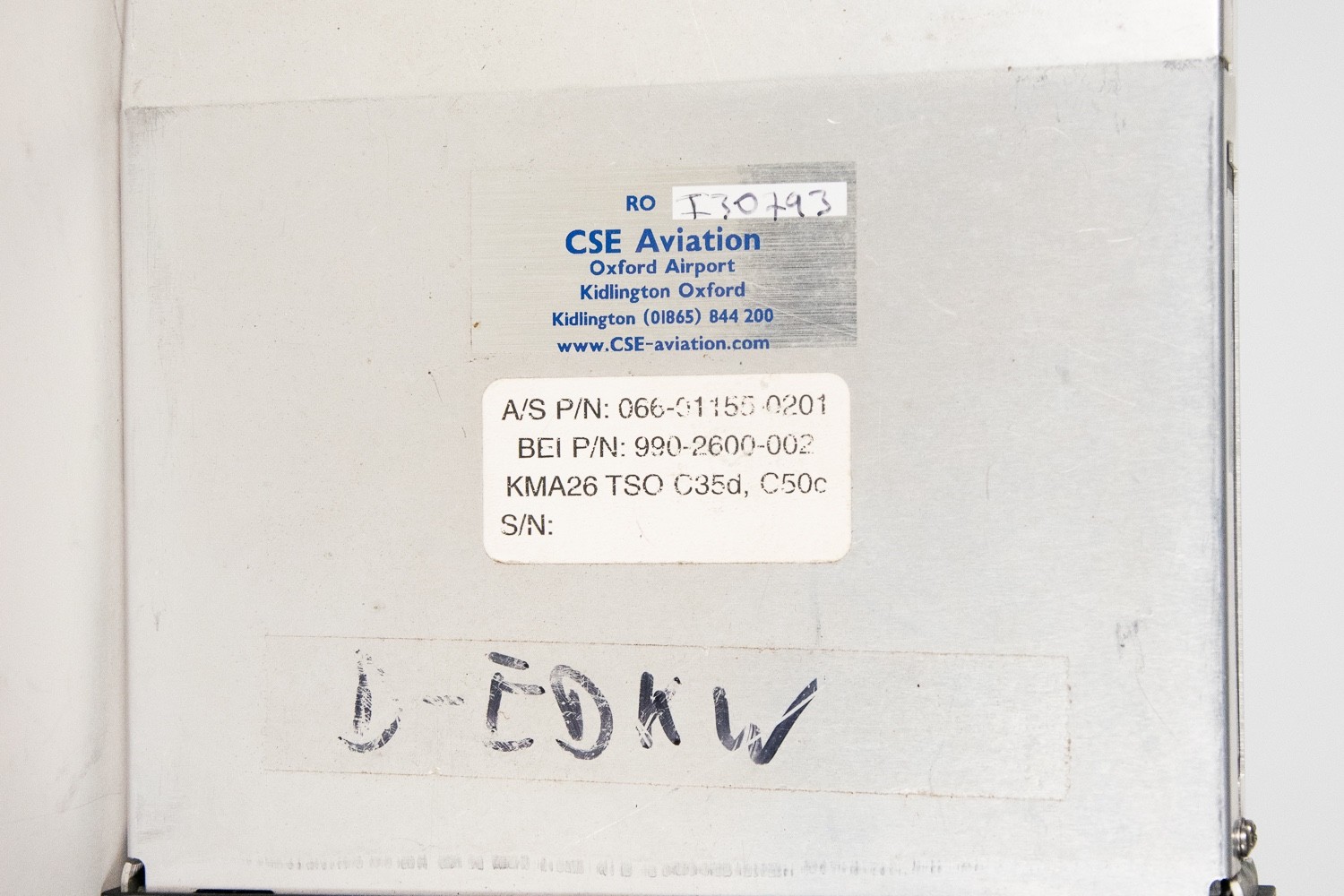 Bendix/King KMA-26 Audio Panel PN: 066-01155-0201 SN: 4877, Guaranteed