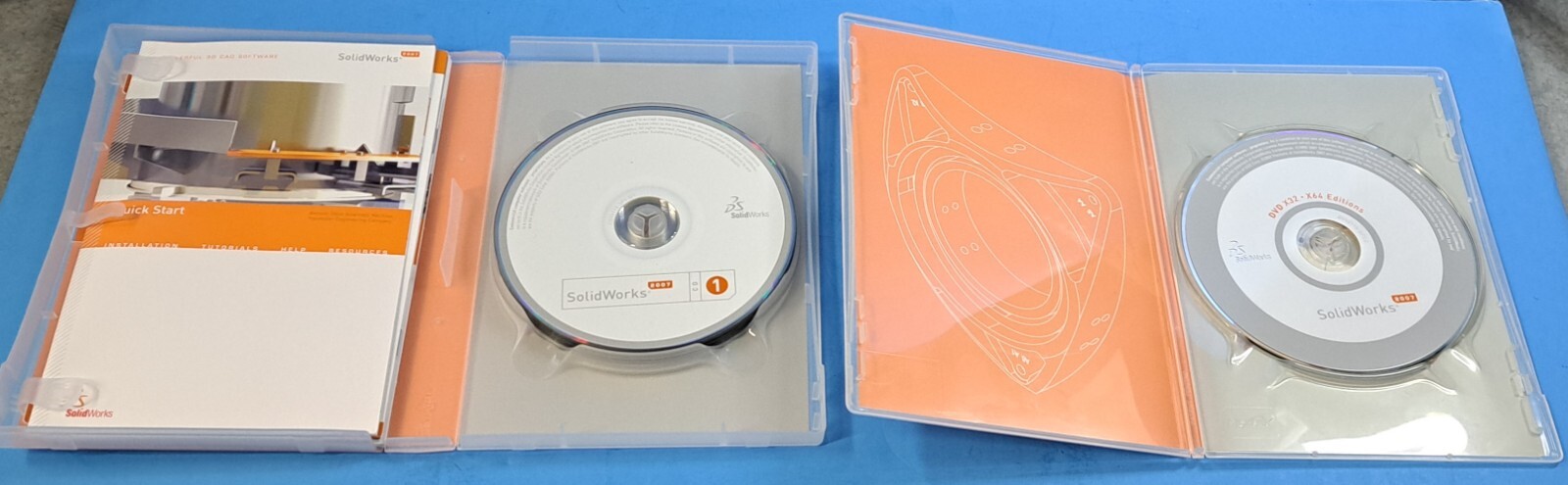 SolidWorks 2007 DVD/CD Software Kit, DVX0115, SOLIDWORKS, Kit 1 & Kit 2