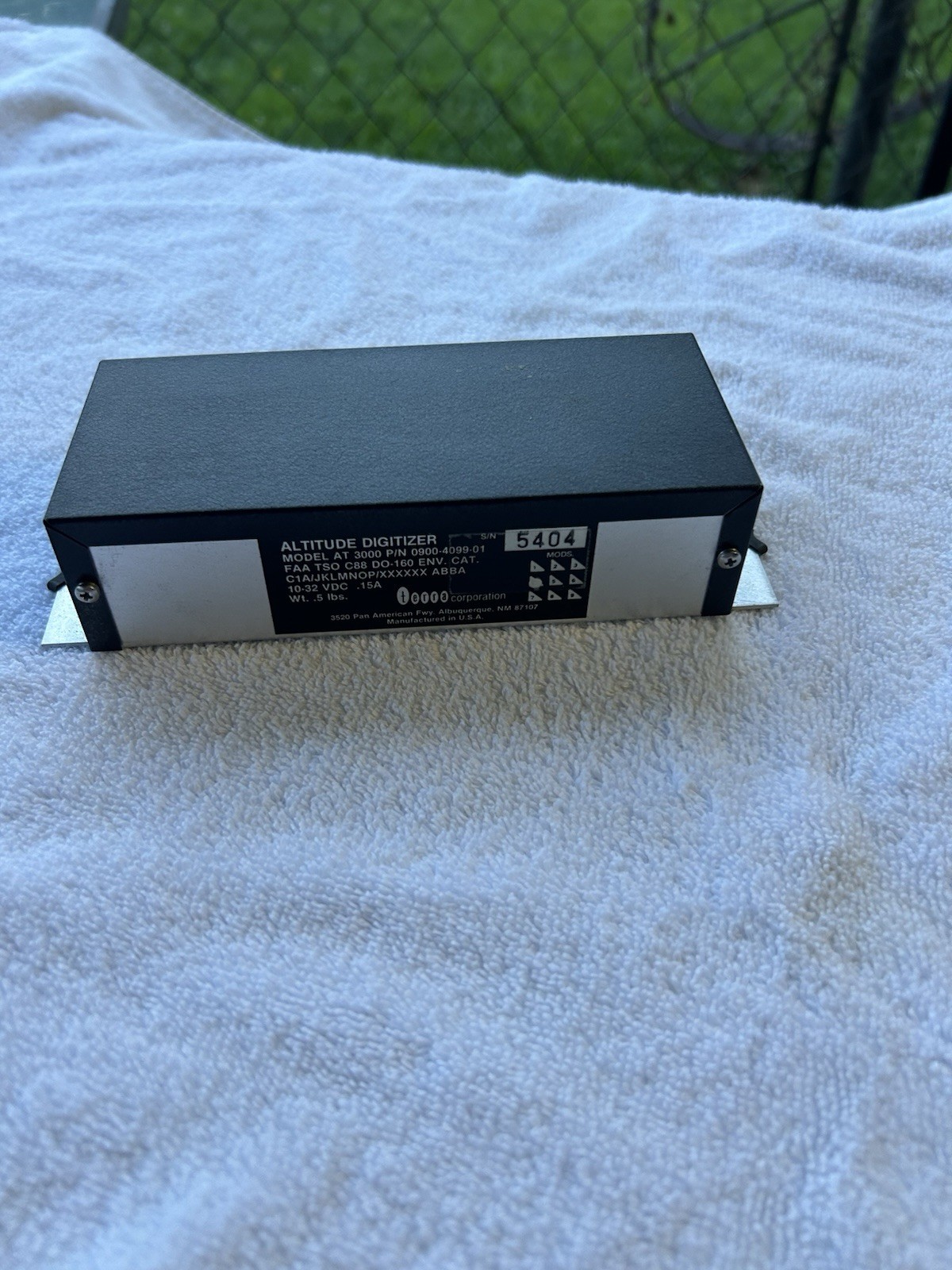 Pan American Altitude Digitizer Model AT3000P – In 0900–4 099–01