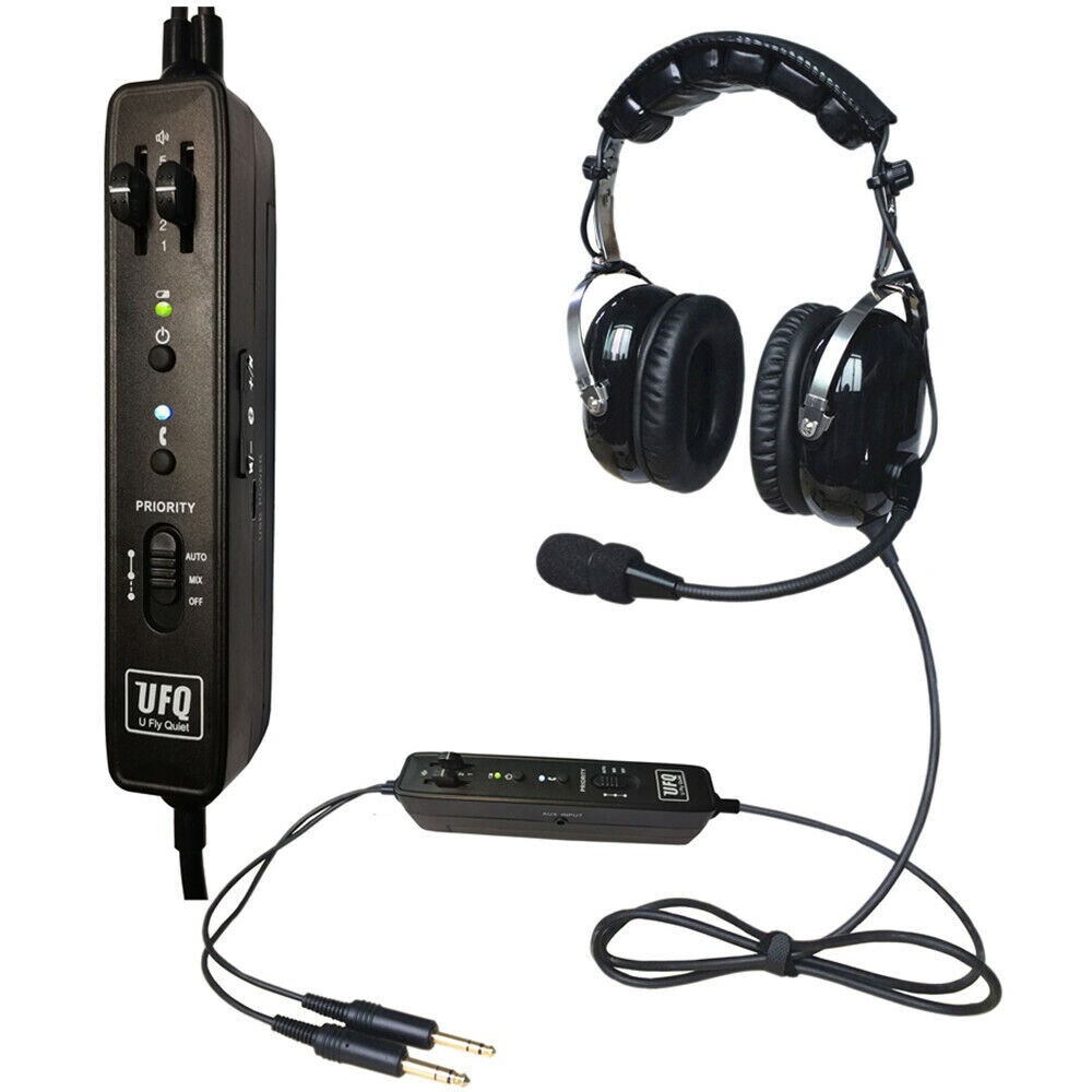 UFQ Bluetooth Aviation Headset ANR UFQ BT A28 a20 ANR USA SHIPPER