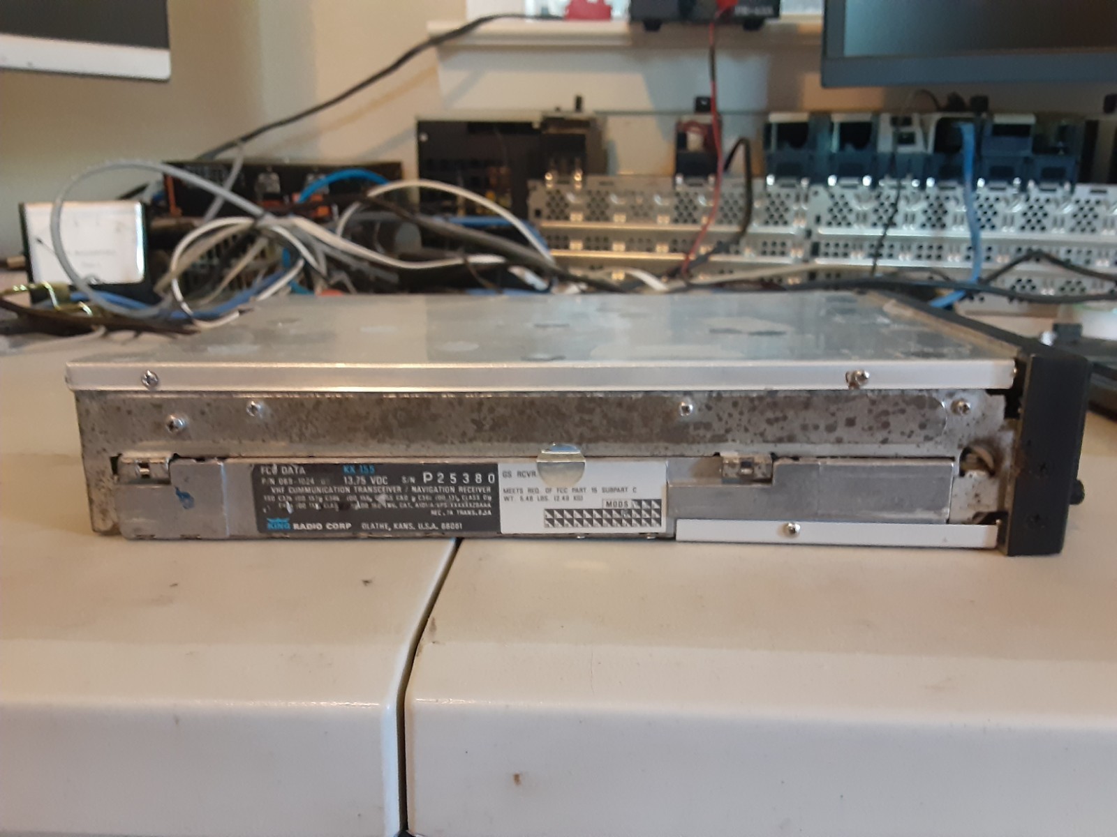 King KX 155 TSO NAV/COMM transceiver 14V with Glideslope – Tested – Nice