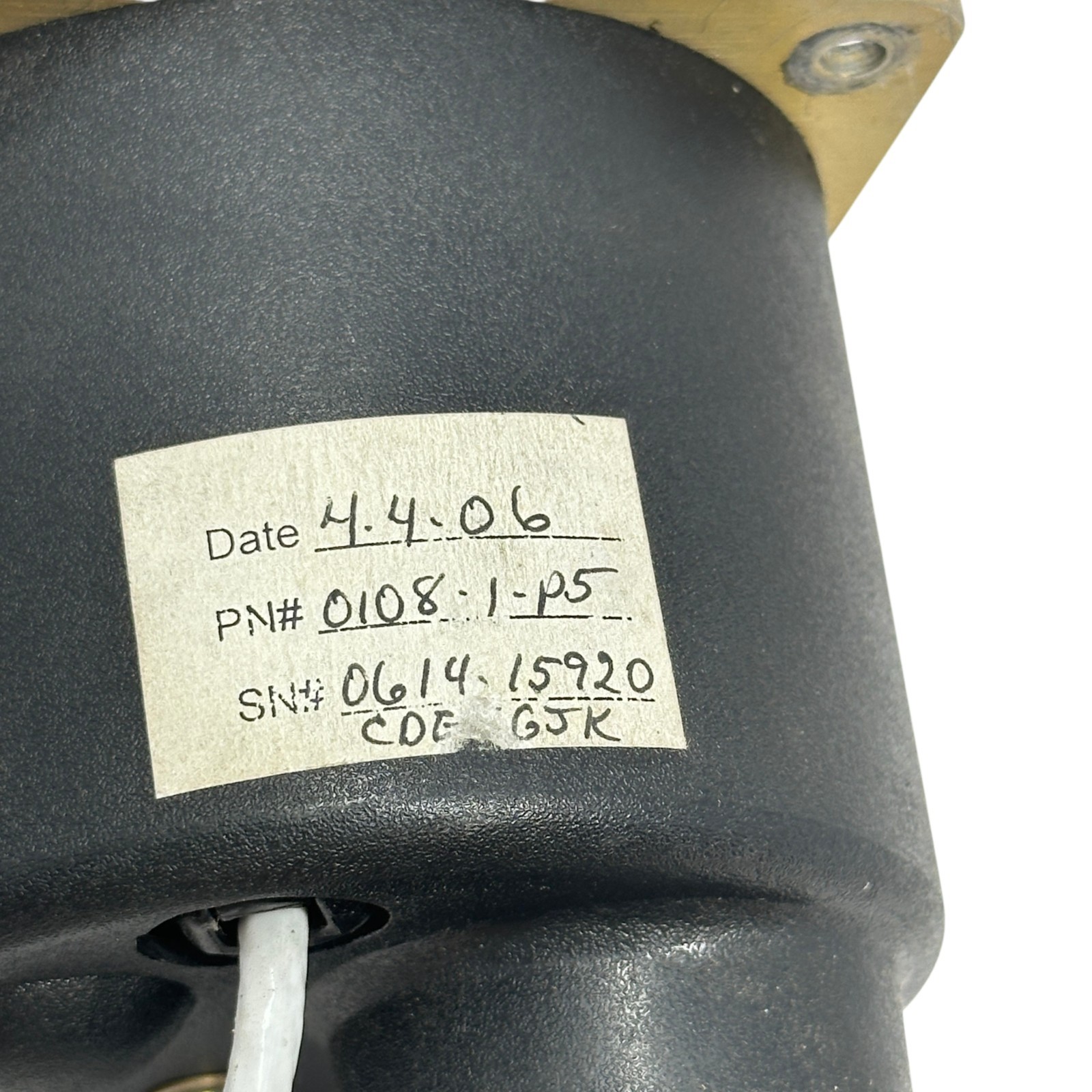 S-TEC 0108-1-P5 Autopilot Roll Servo Actuator Motor Assembly FAA TSO C9c