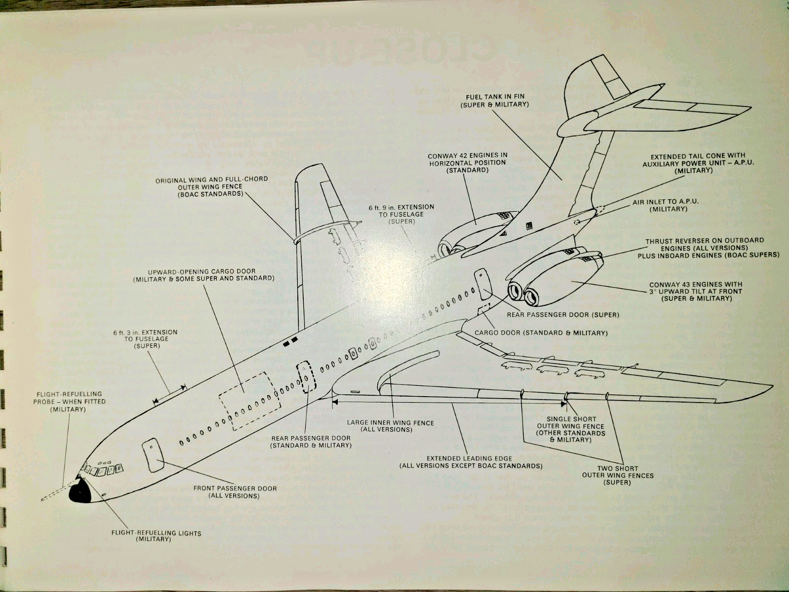 Vtg PB book, VC 10 by Jim Lucas, 1970 – VHF Supplies England, aviation airplane