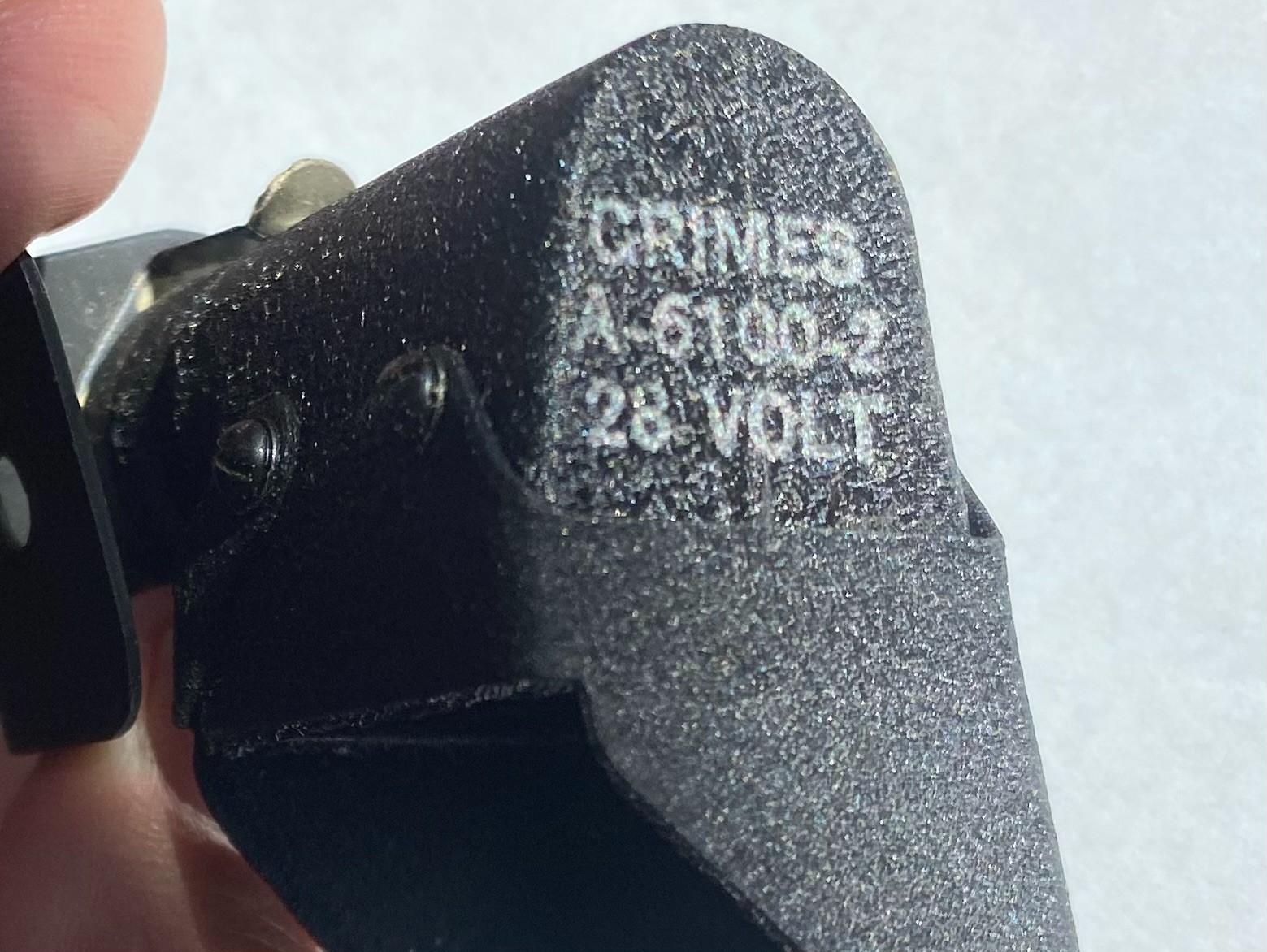 GRIMES MFG CO. 28 VOLT AIRCRAFT COCKPIT LIGHT P/N A-6100 A-6100-2 WITH BOX