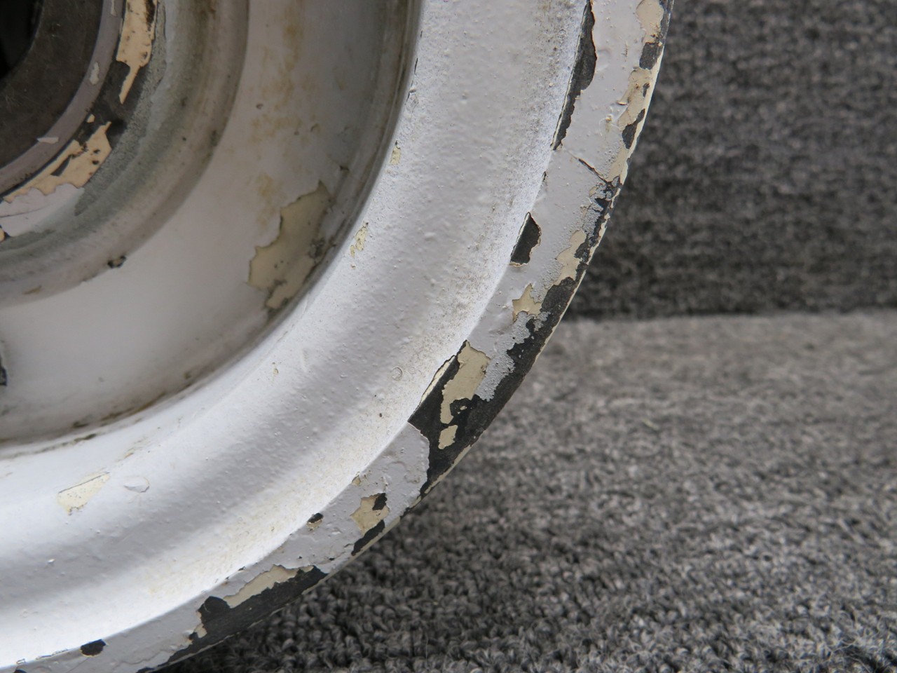 40-59 Cleveland 6.00-6 Main Wheel Assembly with Bearing (Chipped)