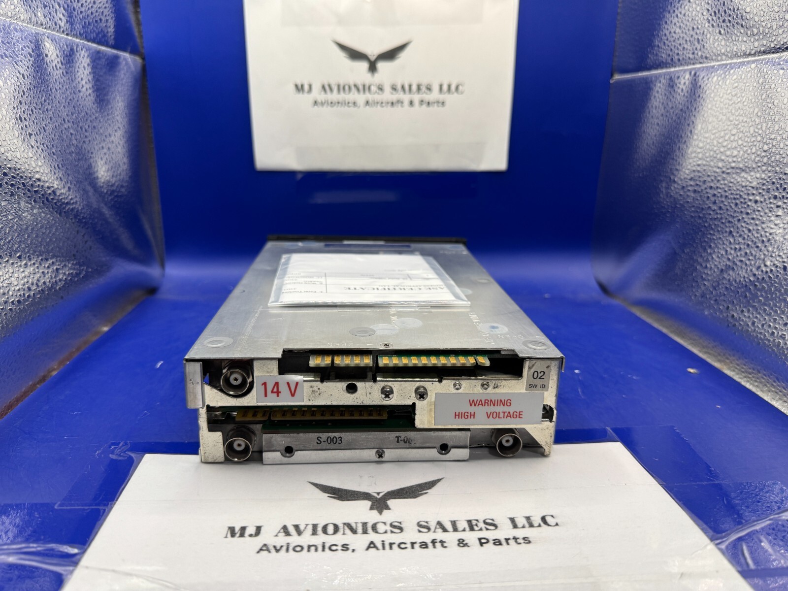 BENDIX/KING KX 155 P/N 069-1024-42 14VDC WITH GLIDE/SLOPE WITH FAA FORM 8130-3
