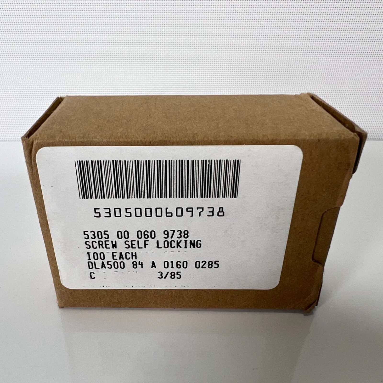 Screw Self Locking 1/2″L Alloy Steel Hex Cap Socket Head Aviation Part Lot 100