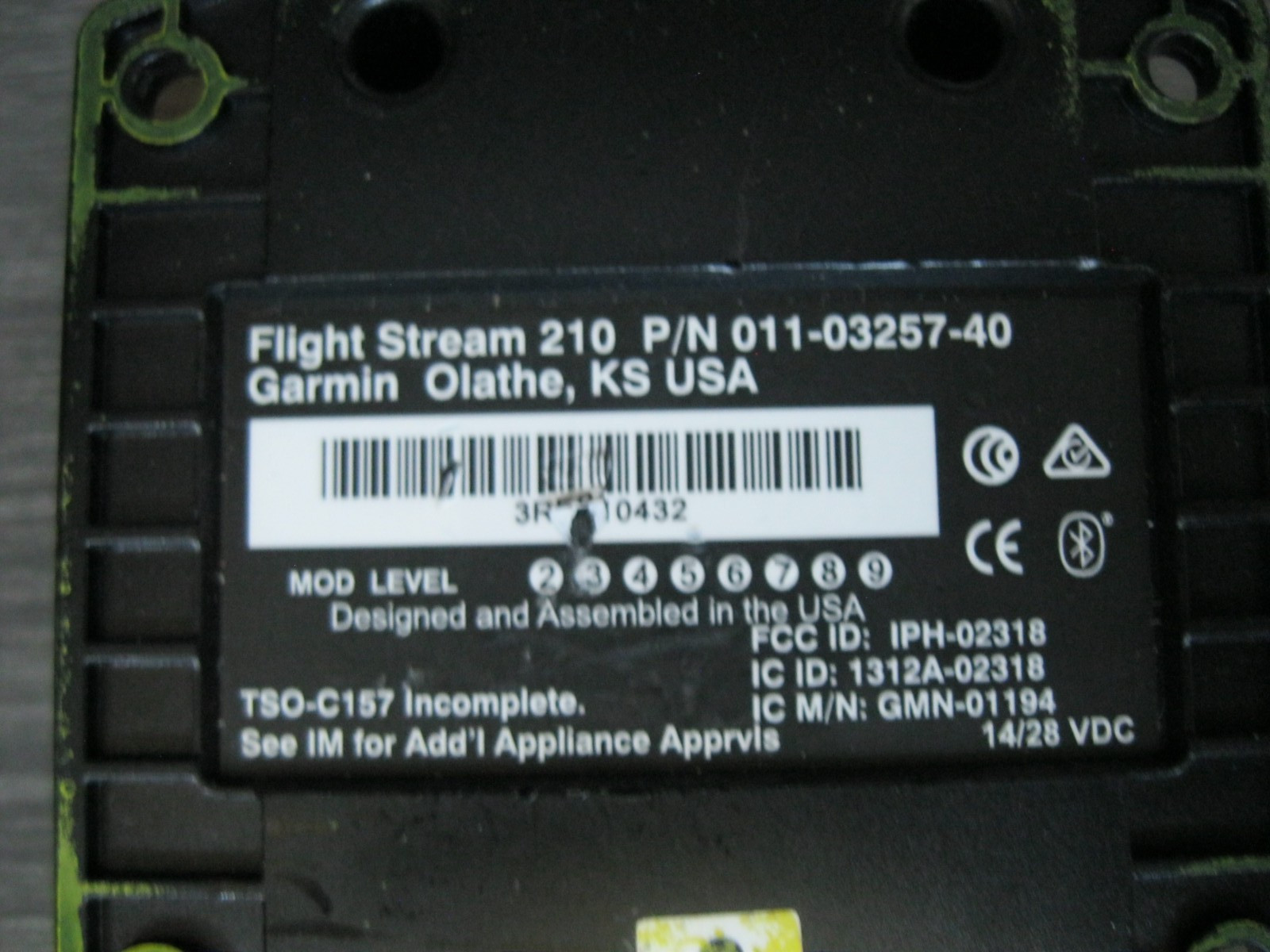 Garmin Flightstream 210 w/ connector kit PN: 011-03257-40 FS210 FS 210
