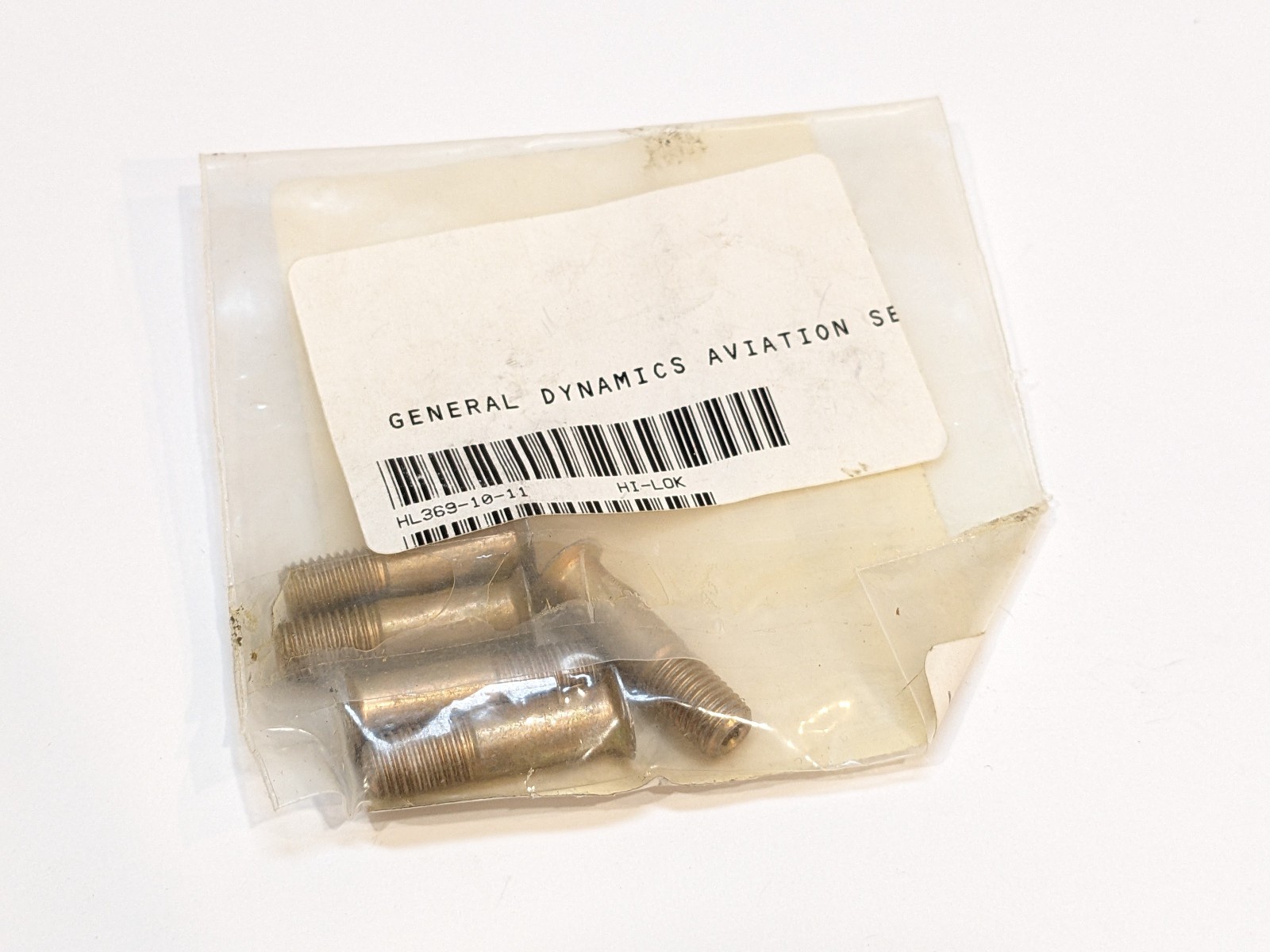 Aircraft Hi-Lok Pins HL369-10-11 Titanium 5/16” Grip 11/16” Lot 4