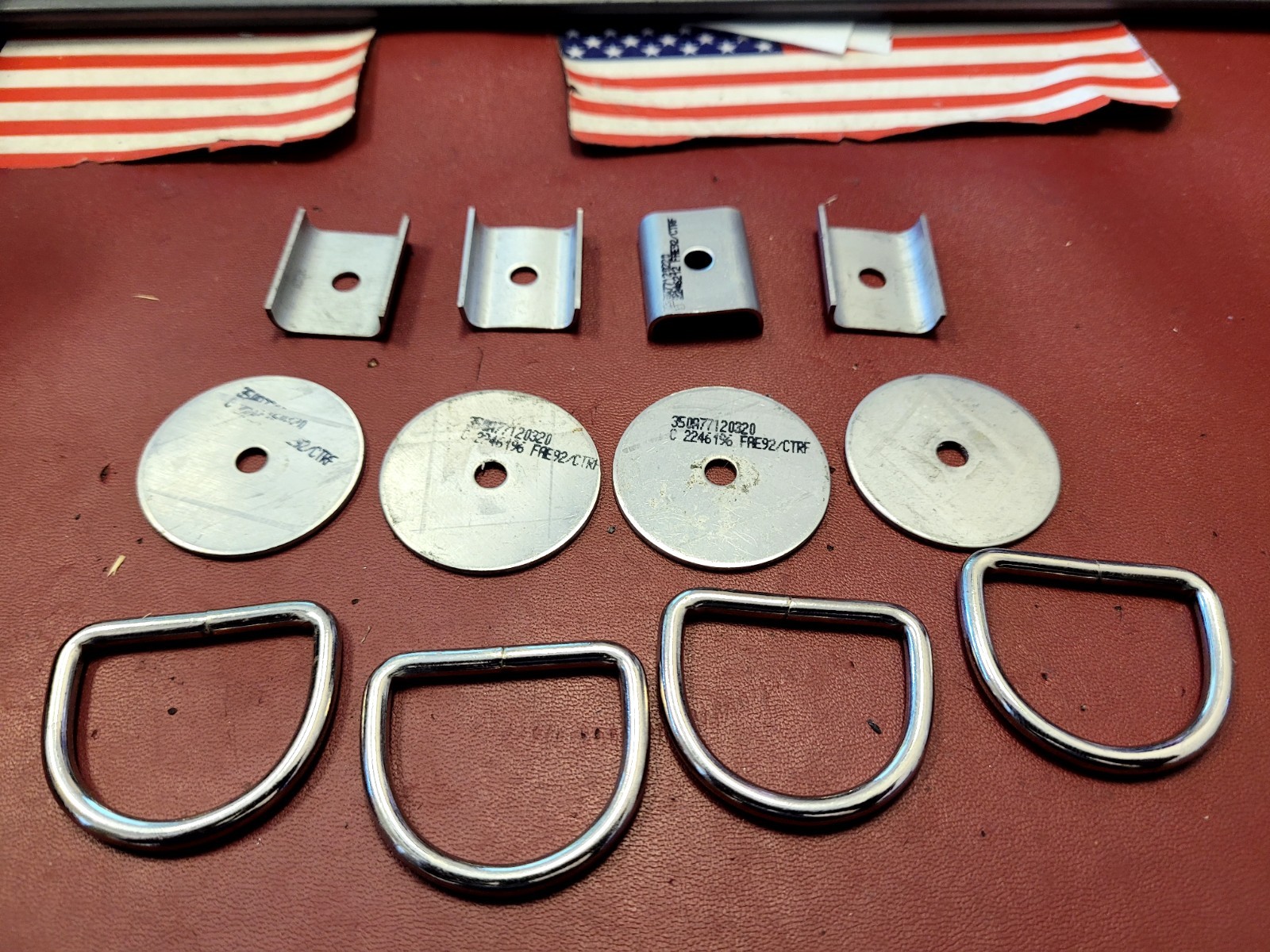 ORIGINAL AIRBUS/Eurocopter Baggage Tie Down Set 350A77120220 350A77120320 (C1-4A
