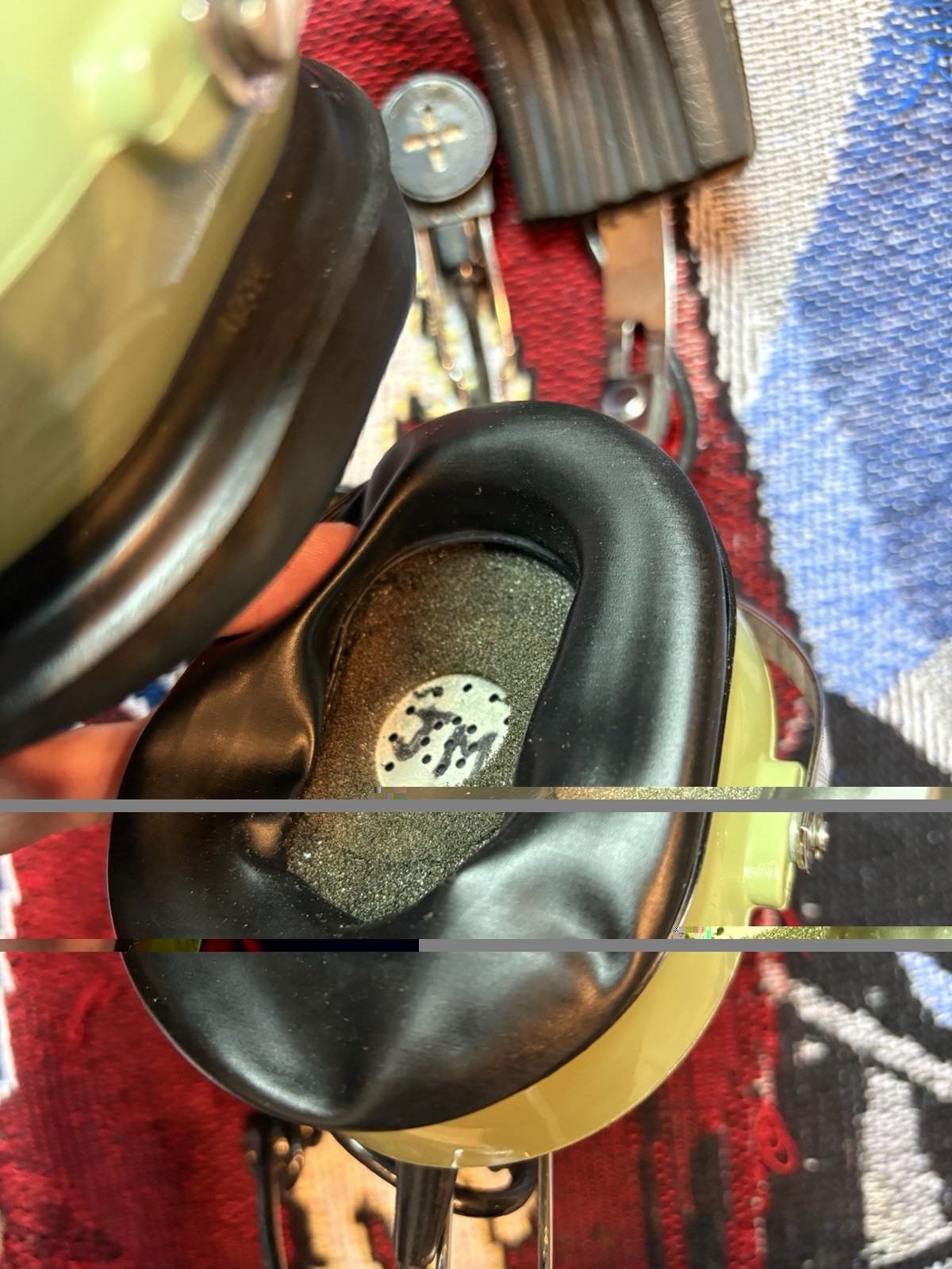 Vintage David Clark H10-56 Aviation Headset with Microphone *READ*