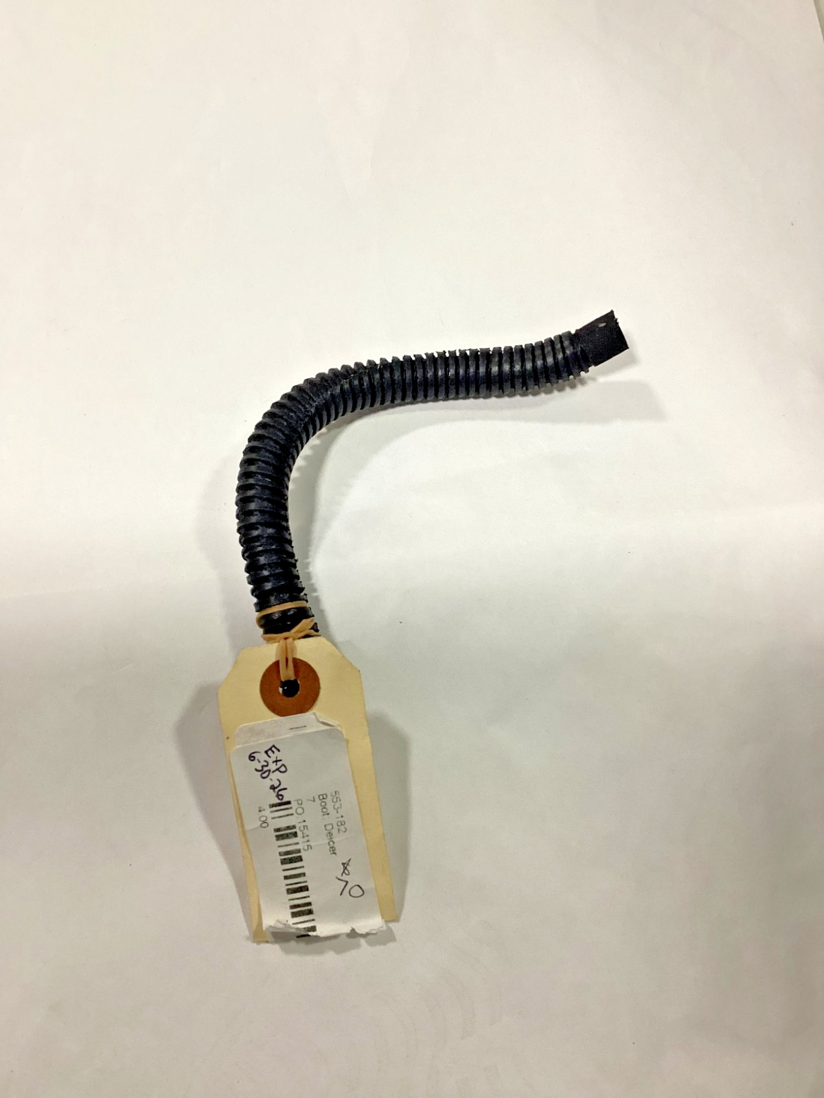Expired Piper Parts Boot Deicer Cover PN 553-182, 553 182