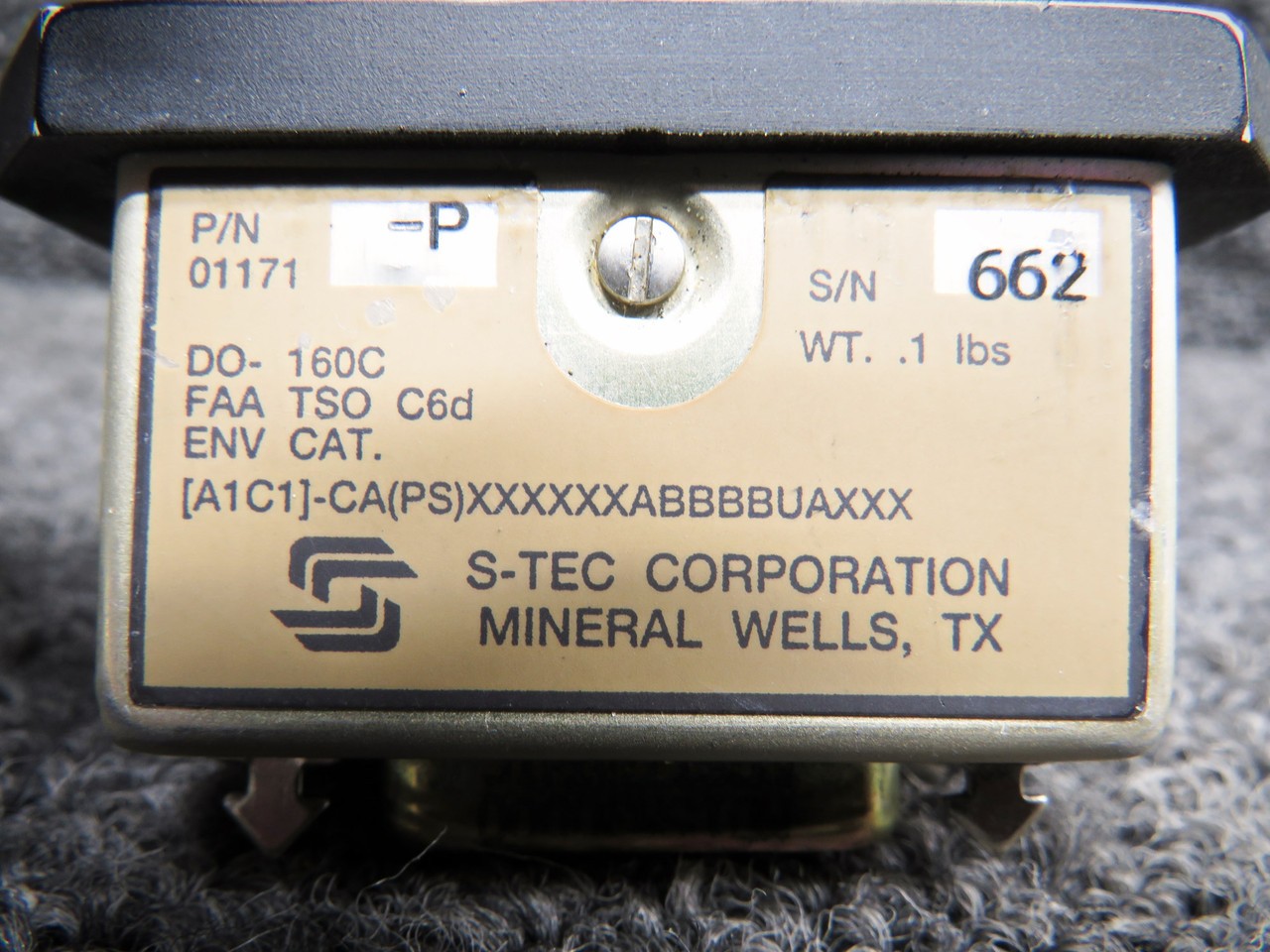 01171-P S-Tec Corporation Slaving Controller Assembly with 8130
