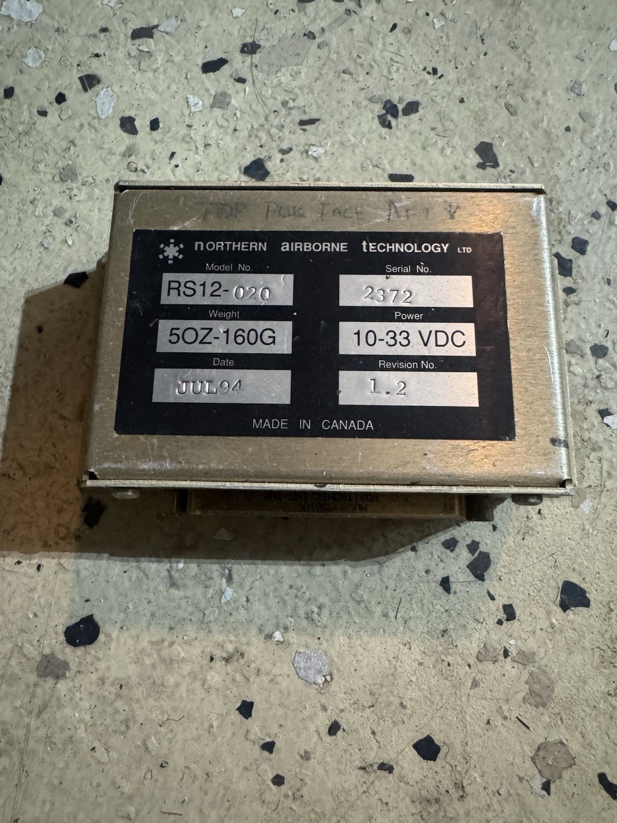 Century HSI Navigation Situation Display NSD1000 P/N 52D189 w/Gyro Slaving Amp