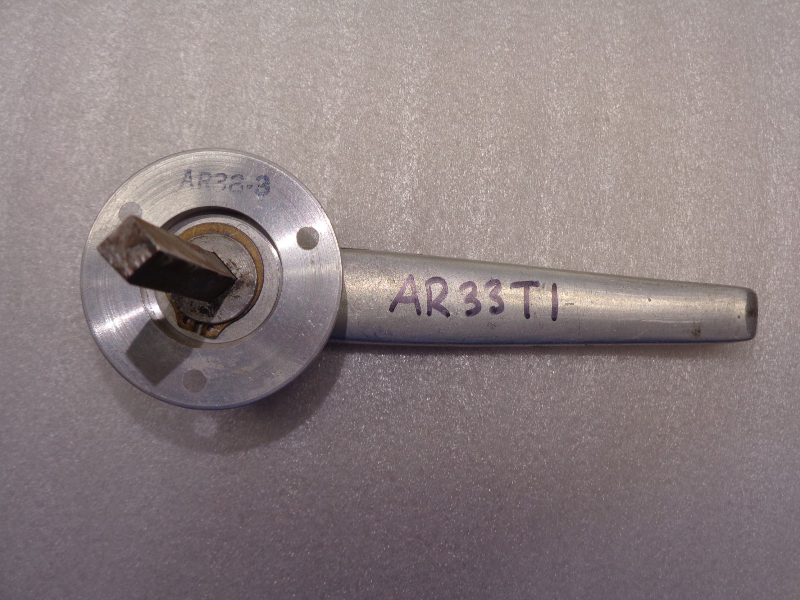 DHC-2 BEAVER ADAMS RITE REAR DOOR HANDLE ASSY AR33T1 W/ AR38-3 ESCUTCHEON