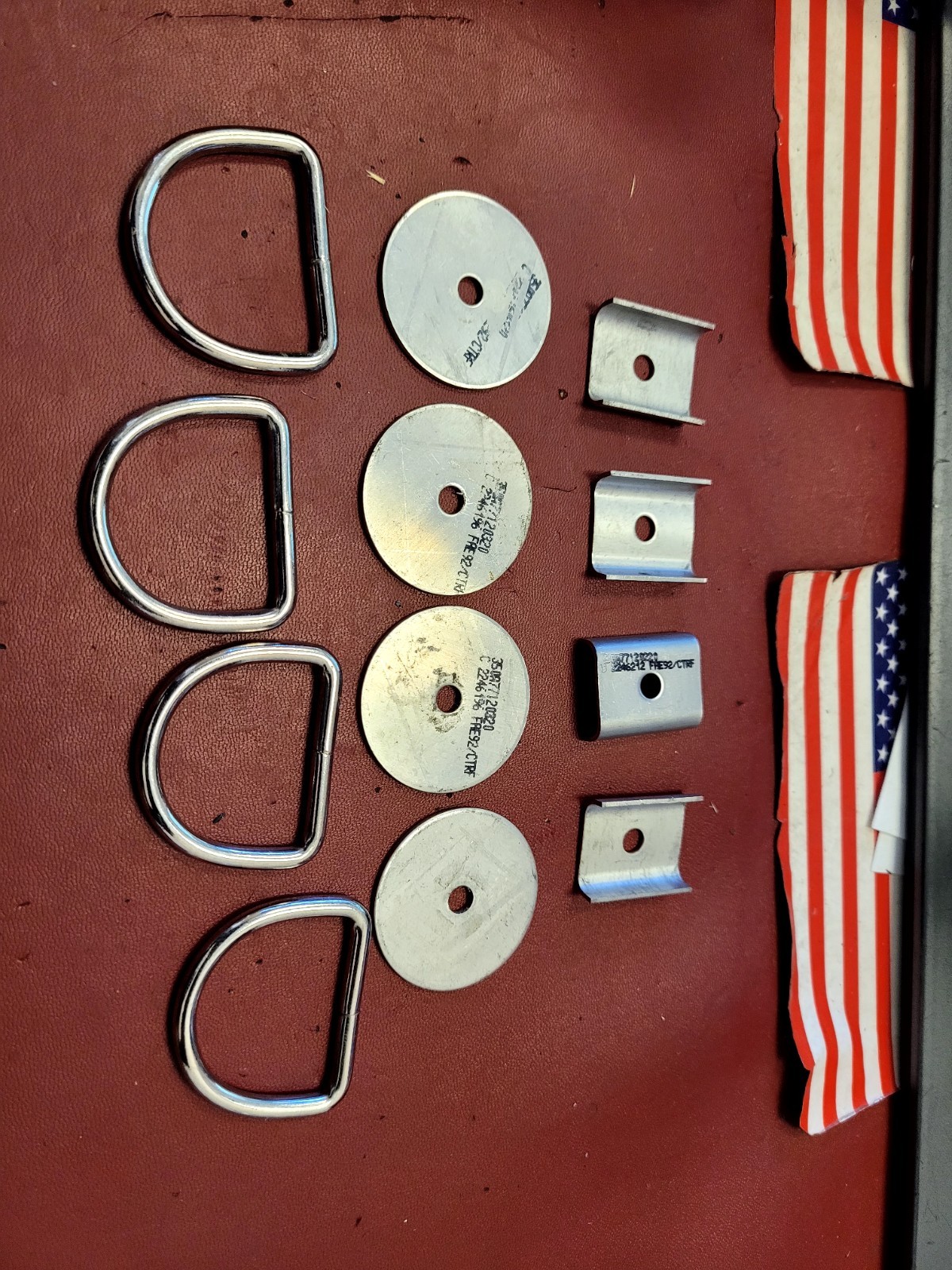 ORIGINAL AIRBUS/Eurocopter Baggage Tie Down Set 350A77120220 350A77120320 (C1-4A