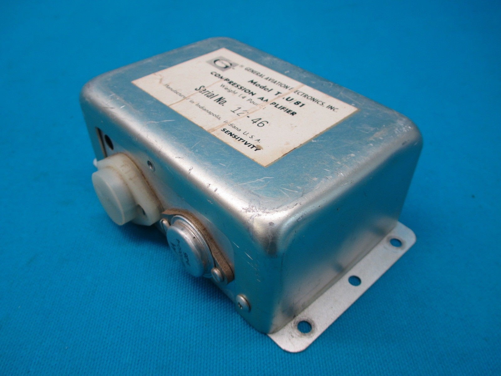 Genave General Aviation Electronics Model TAU/81 Compression Amplifier (12692)