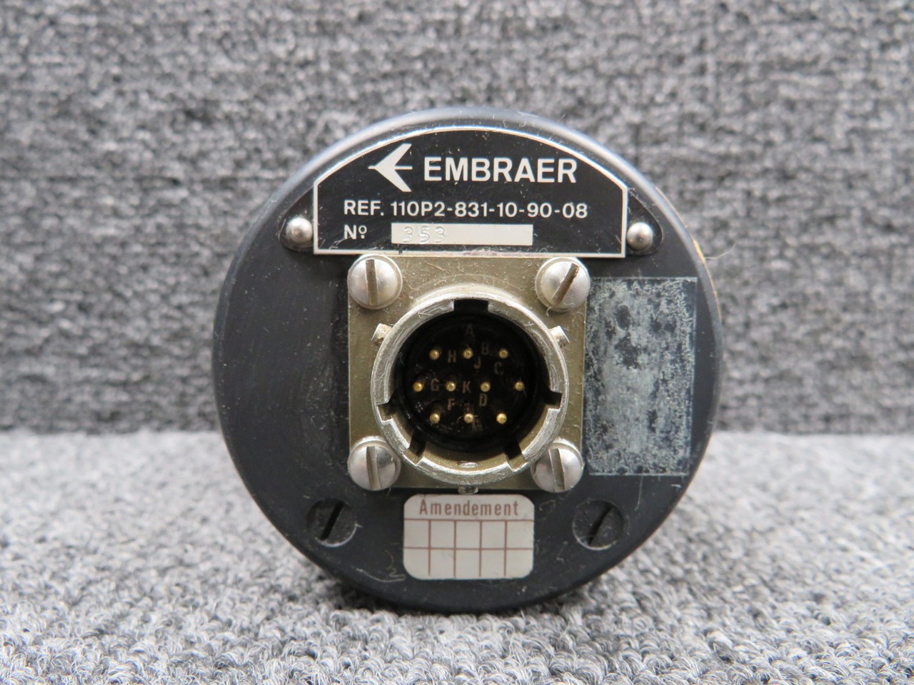 110P2-831-10-90-08 Embraer Dual Hydraulic Pump Pressure Gauge Indicator