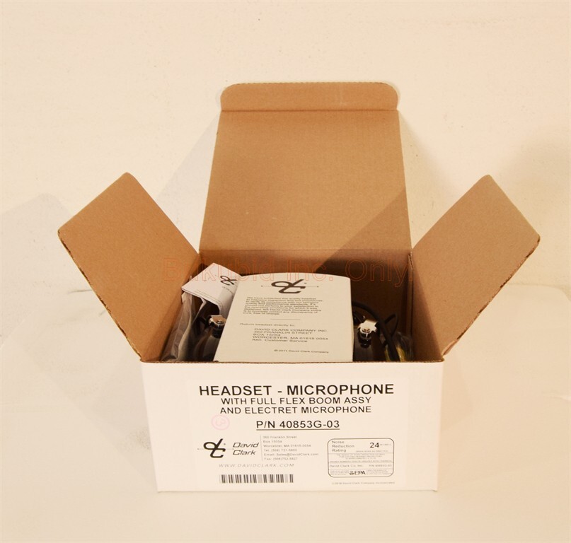 David Clark 40853G-03 Aviation Headset with M-7A Microphone New In Box